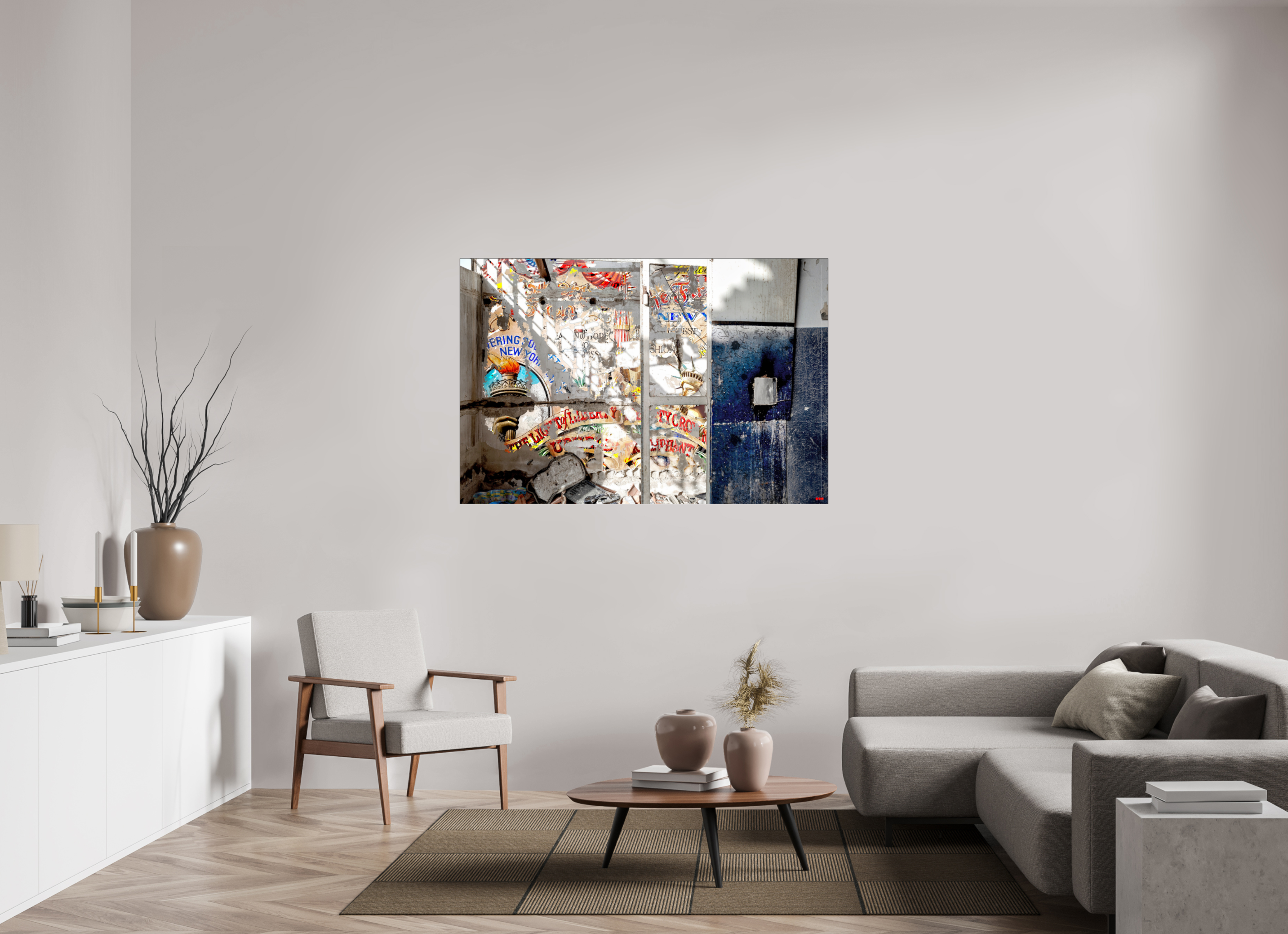 150 x 100 cm, Slimline Einfassung schwarz unter 2mm Acrylglas FA SCSI Malahat I