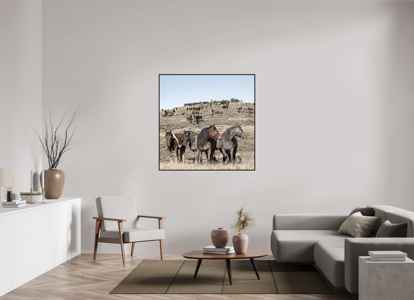 Wild Mustangs Bemossed II