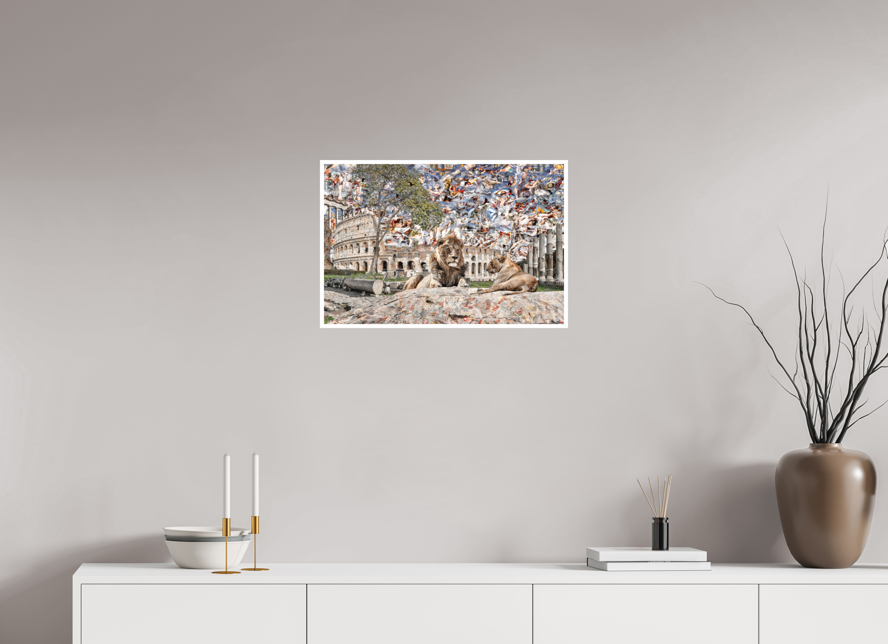 60 x 40 cm, Fine Art Print Hahnemühle William Turner RED³ WC Adjesa I