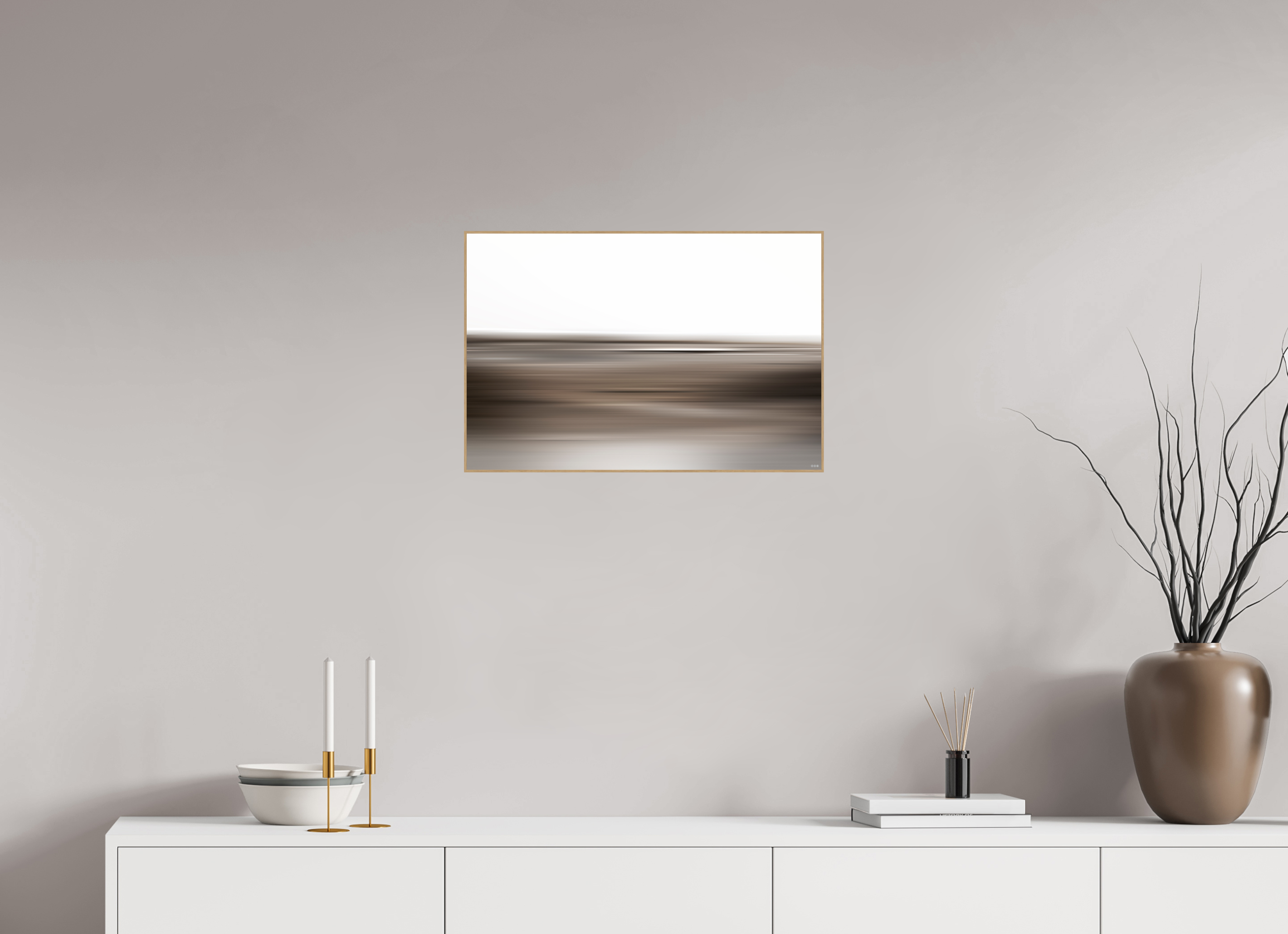 60 x 40 cm, Foto in ArtBox aus Massivholz Eiche natur RED³ PH Adisa I