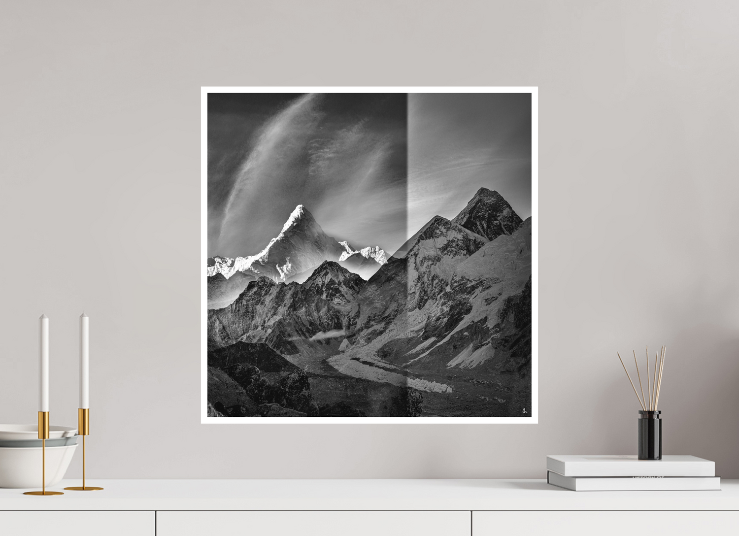 50 x 50 cm, Fine Art Print Hahnemühle William Turner RED³ Subha II