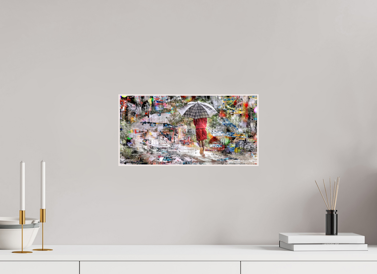 40 x 20 cm, Foto in ArtBox aus Massivholz Ahorn weiß RED³ HP Wash V