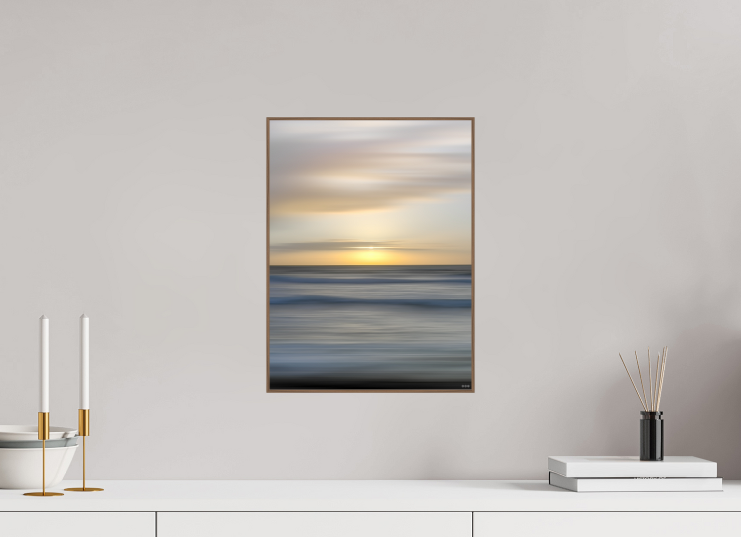 30 x 40 cm, Foto in ArtBox aus Massivholz Nussbaum RED³ PH Salome III