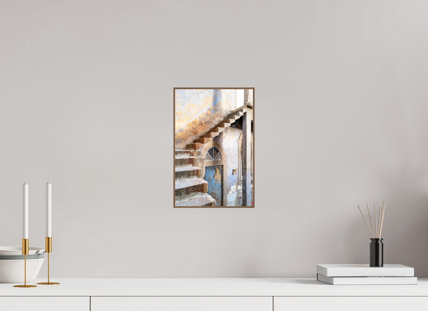 20 x 30 cm, Foto in ArtBox aus Massivholz Nussbaum RED³ PH Siddhartha III