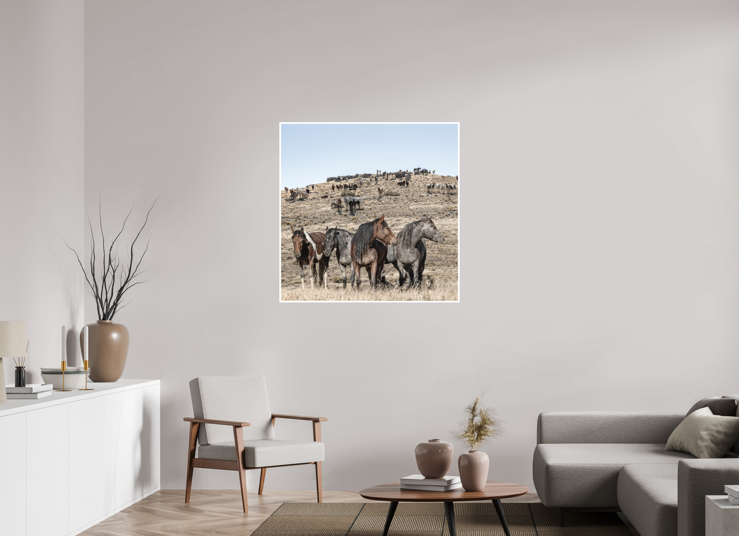 Wild Mustangs Bemossed II