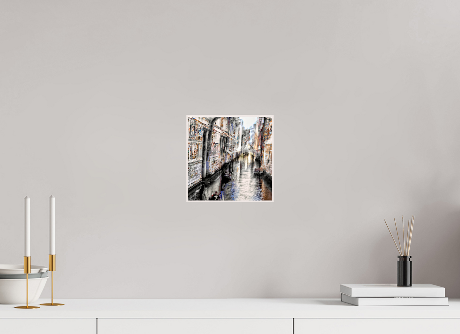 20 x 20 cm, Foto in ArtBox aus Massivholz Ahorn weiß RED³ HP Amari II