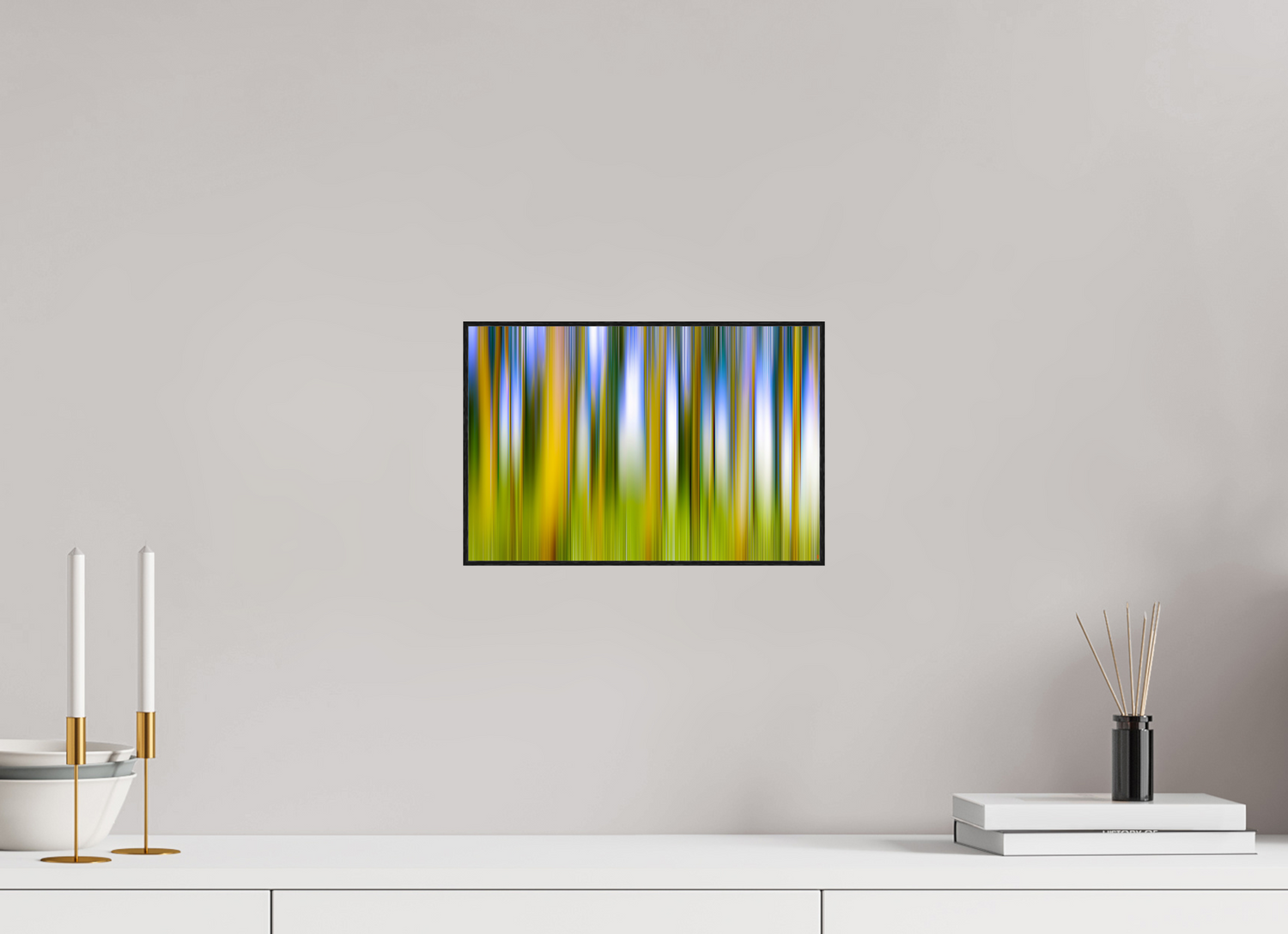 30 x 20 cm, Foto in ArtBox aus Massivholz Eiche schwarz RED³ PH Ayashe I