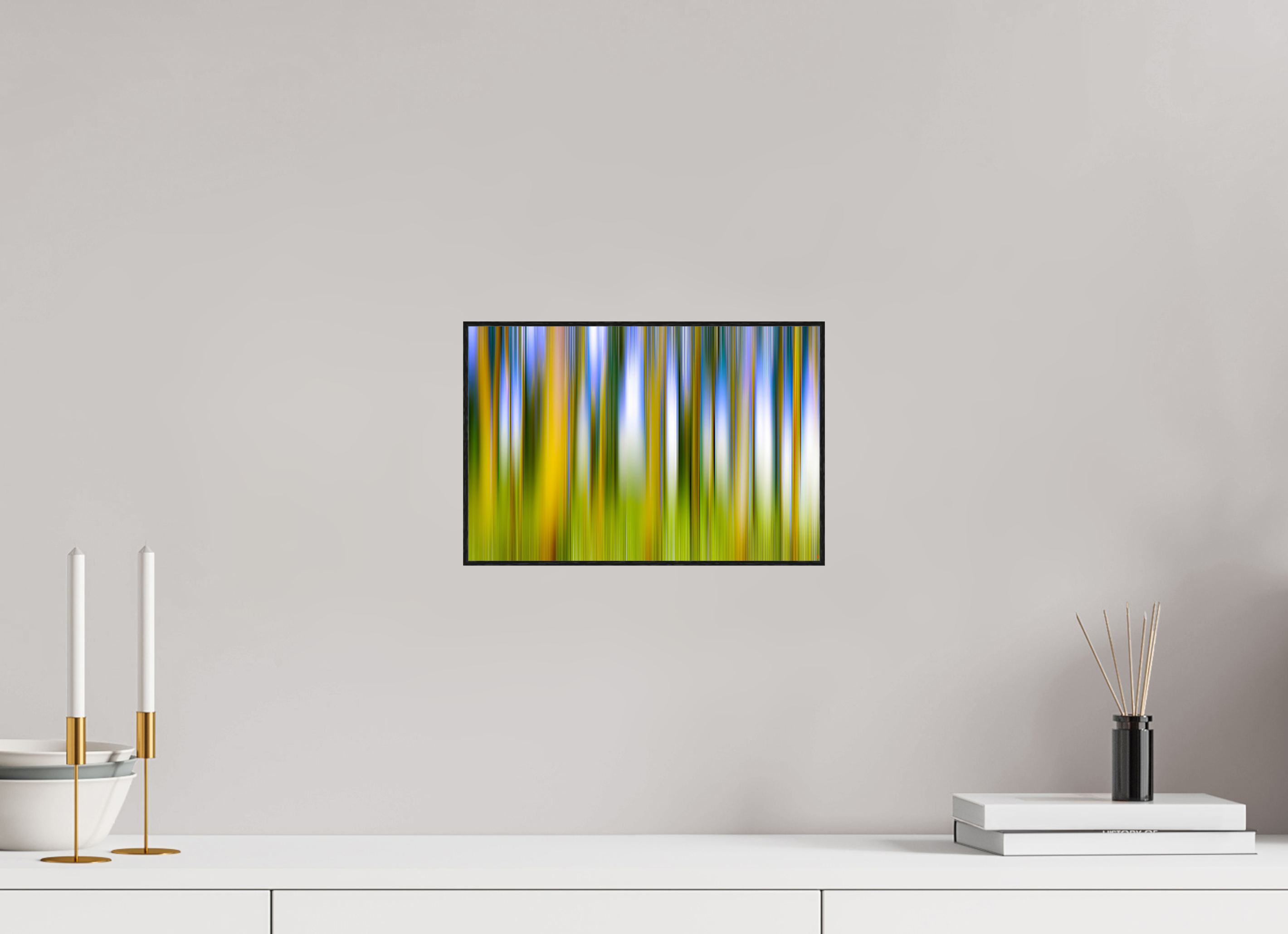 30 x 20 cm, Foto in ArtBox aus Massivholz Eiche schwarz RED³ PH Ayashe I