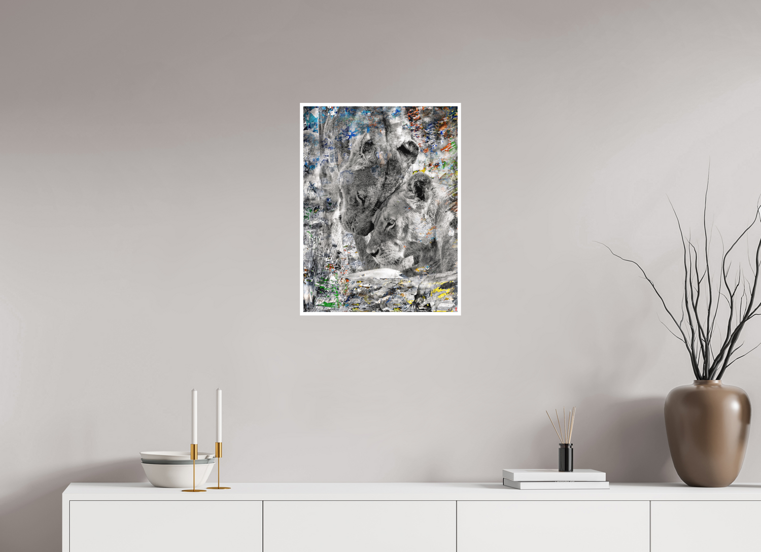 45 x 60 cm, Fine Art Print Hahnemühle William Turner RED³ WC Layamaya III