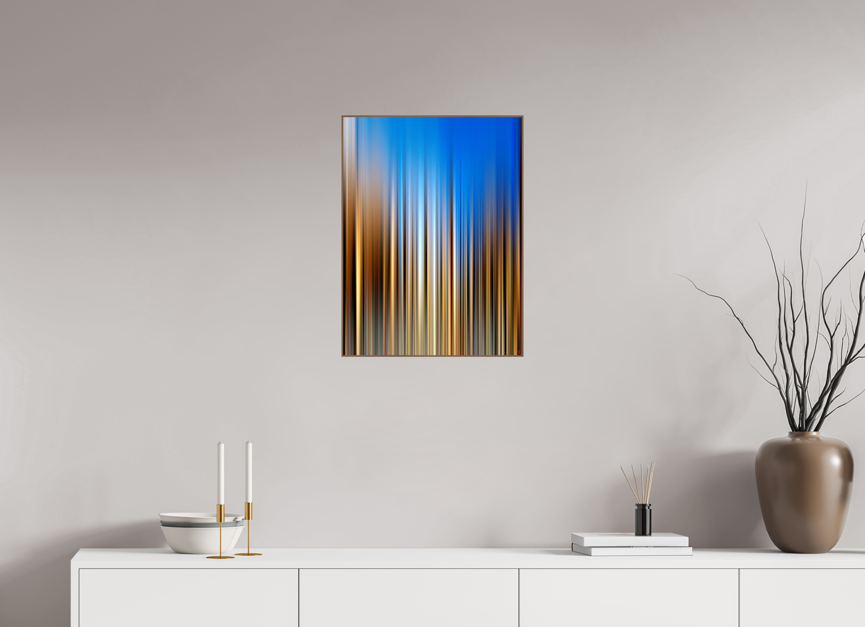 45 x 60 cm, Foto in ArtBox aus Massivholz Nussbaum RED³ PH Ayondele III