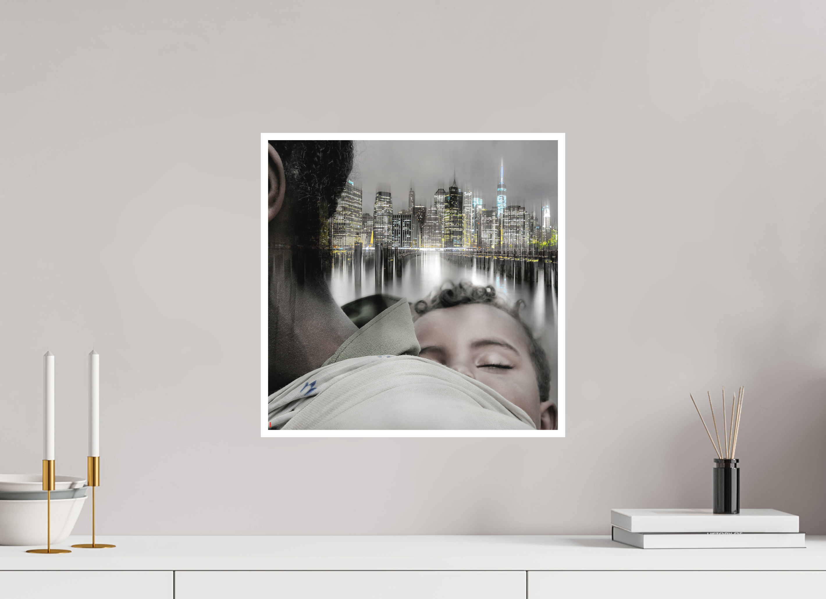 40 x 40 cm, Fine Art Print Hahnemühle William Turner RED³ HP Aisha II