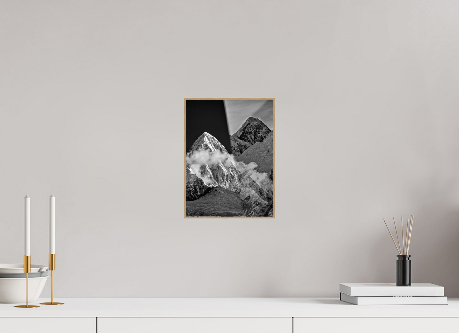 21 x 28 cm, Foto in ArtBox aus Massivholz Eiche natur RED³ Sampa III