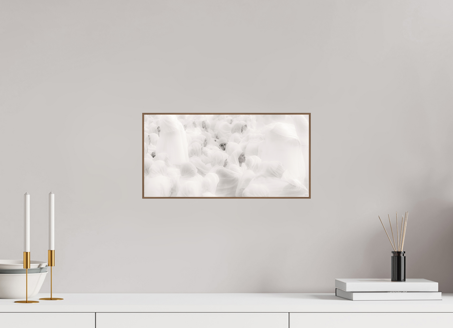 40 x 20 cm, Foto in ArtBox aus Massivholz Nussbaum RED³ PH Malia V