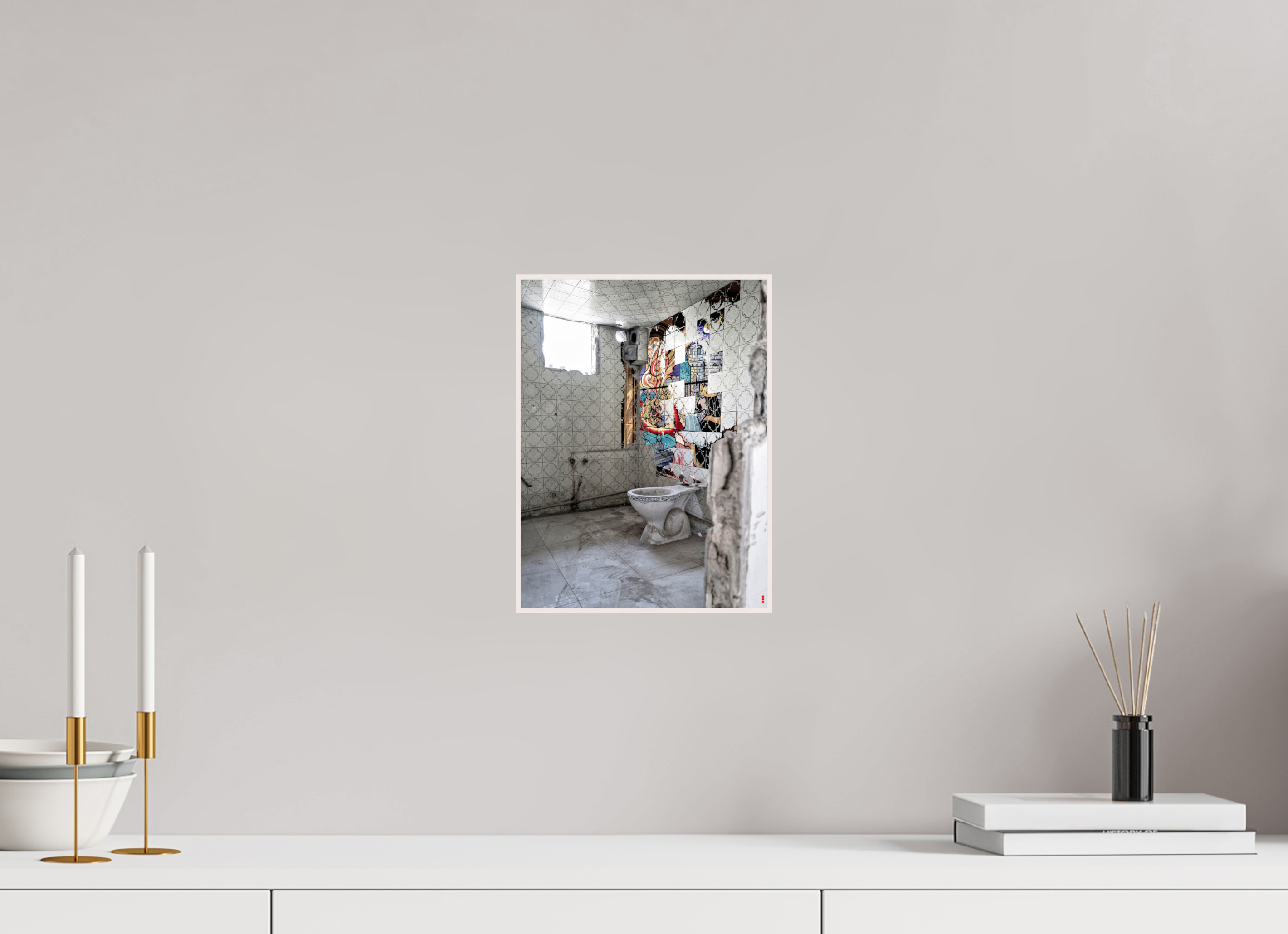 21 x 28 cm, Foto in ArtBox aus Massivholz Ahorn weiß RED³ SCSI Masirah III