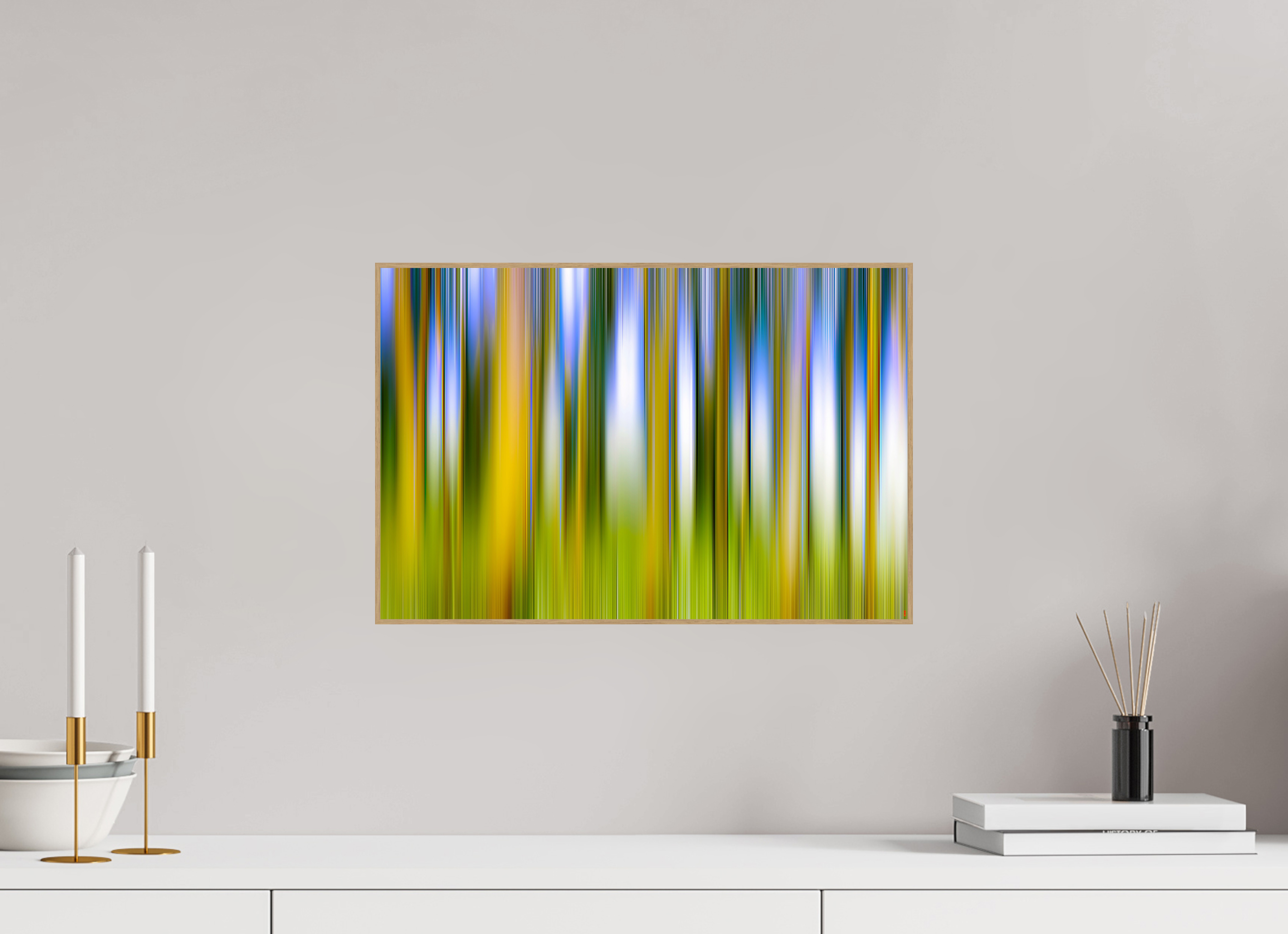 45 x 30 cm, Foto in ArtBox aus Massivholz Eiche natur RED³ PH Ayashe I