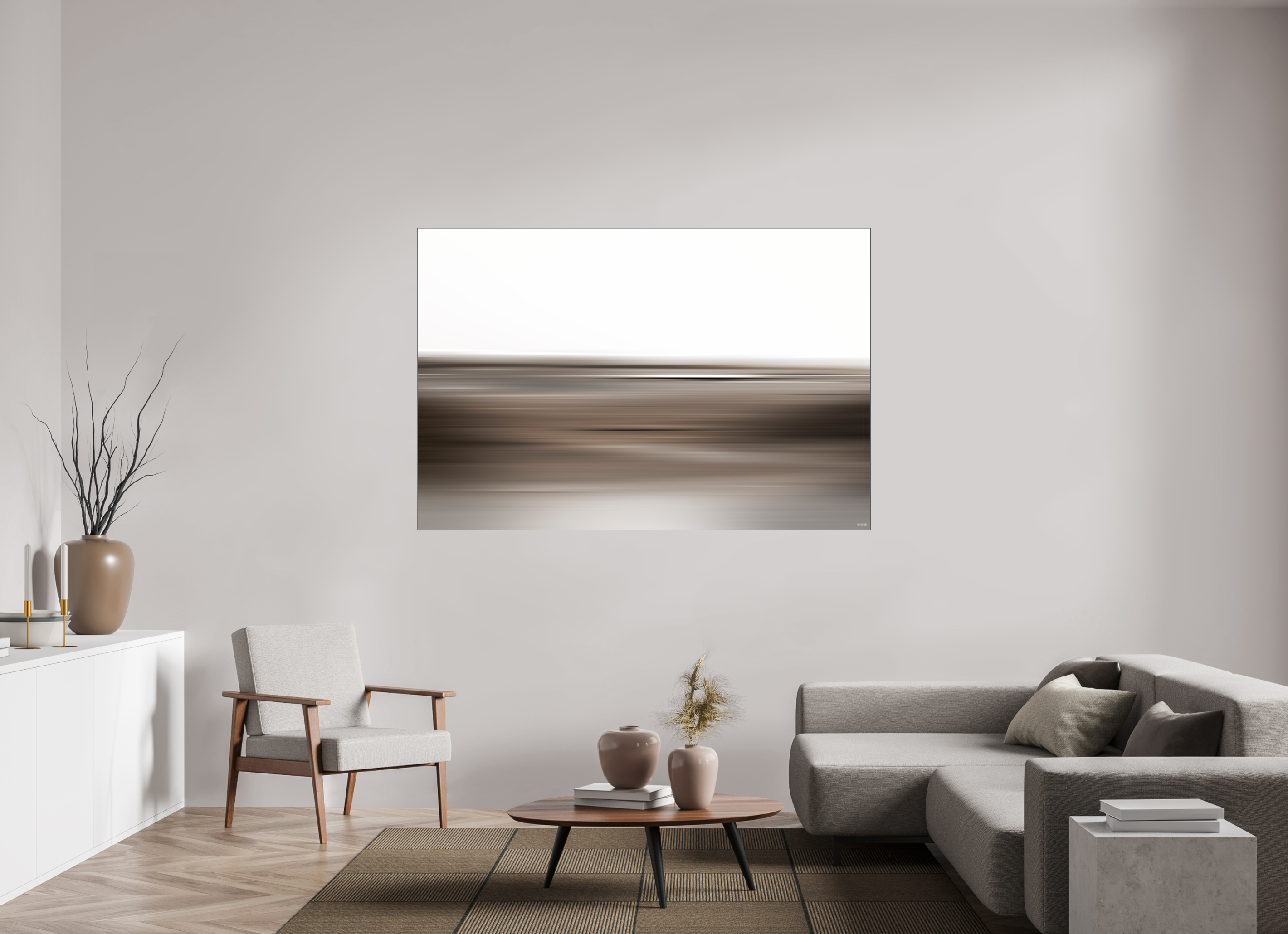 180 x 120 cm, Slimline Einfassung schwarz unter 2mm Acrylglas FA PH Adisa I