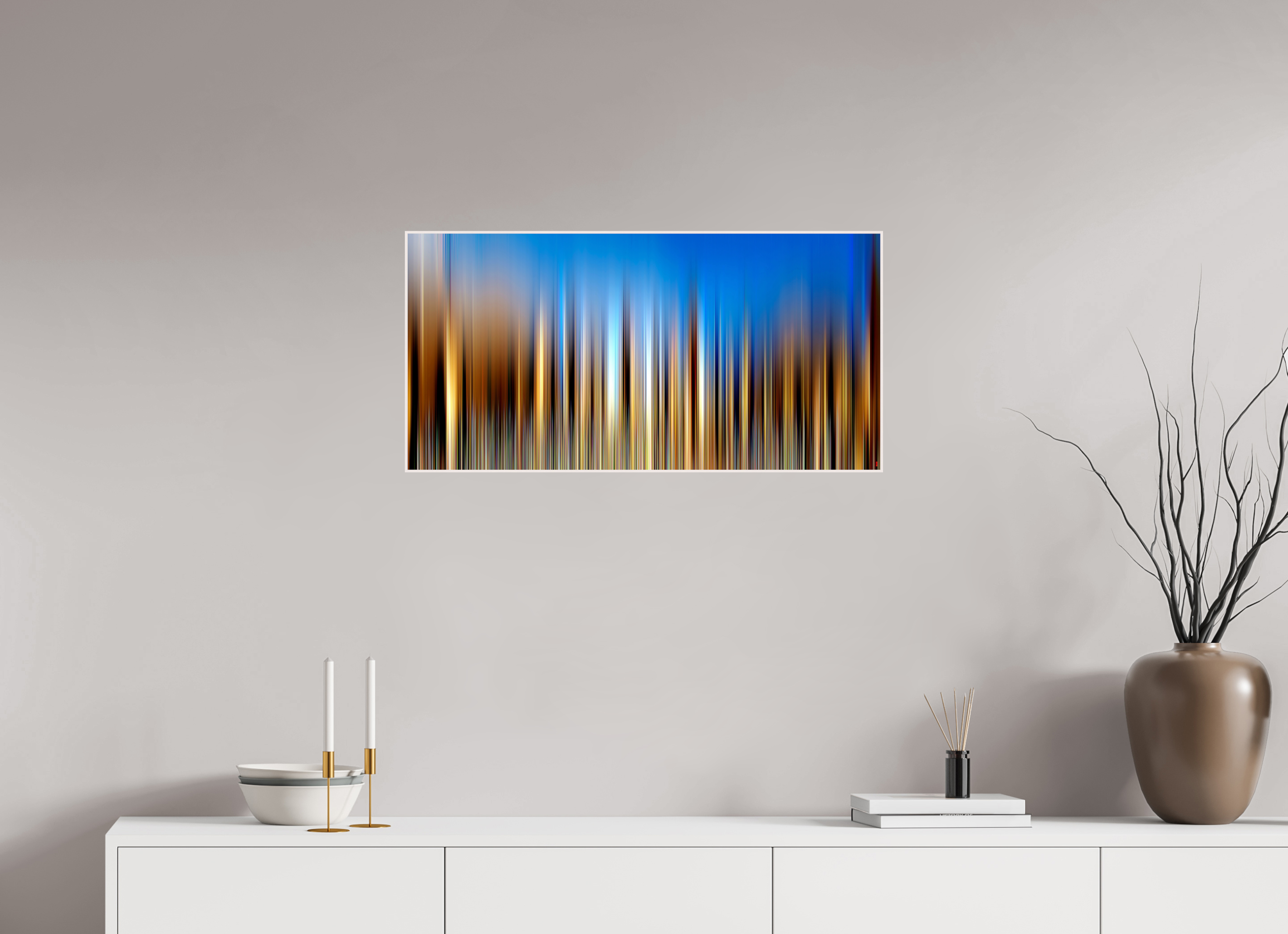 80 x 40 cm, Foto in ArtBox aus Massivholz Ahorn weiß RED³ PH Ayondele V