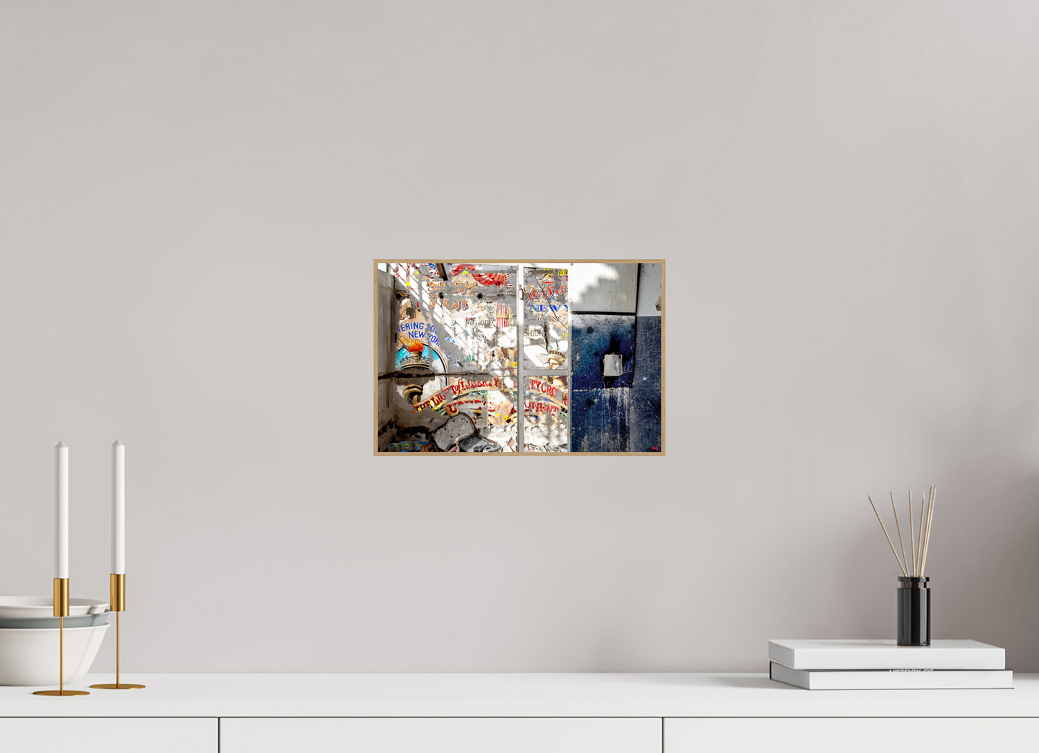 30 x 20 cm, Foto in ArtBox aus Massivholz Eiche natur RED³ SCSI Malahat I