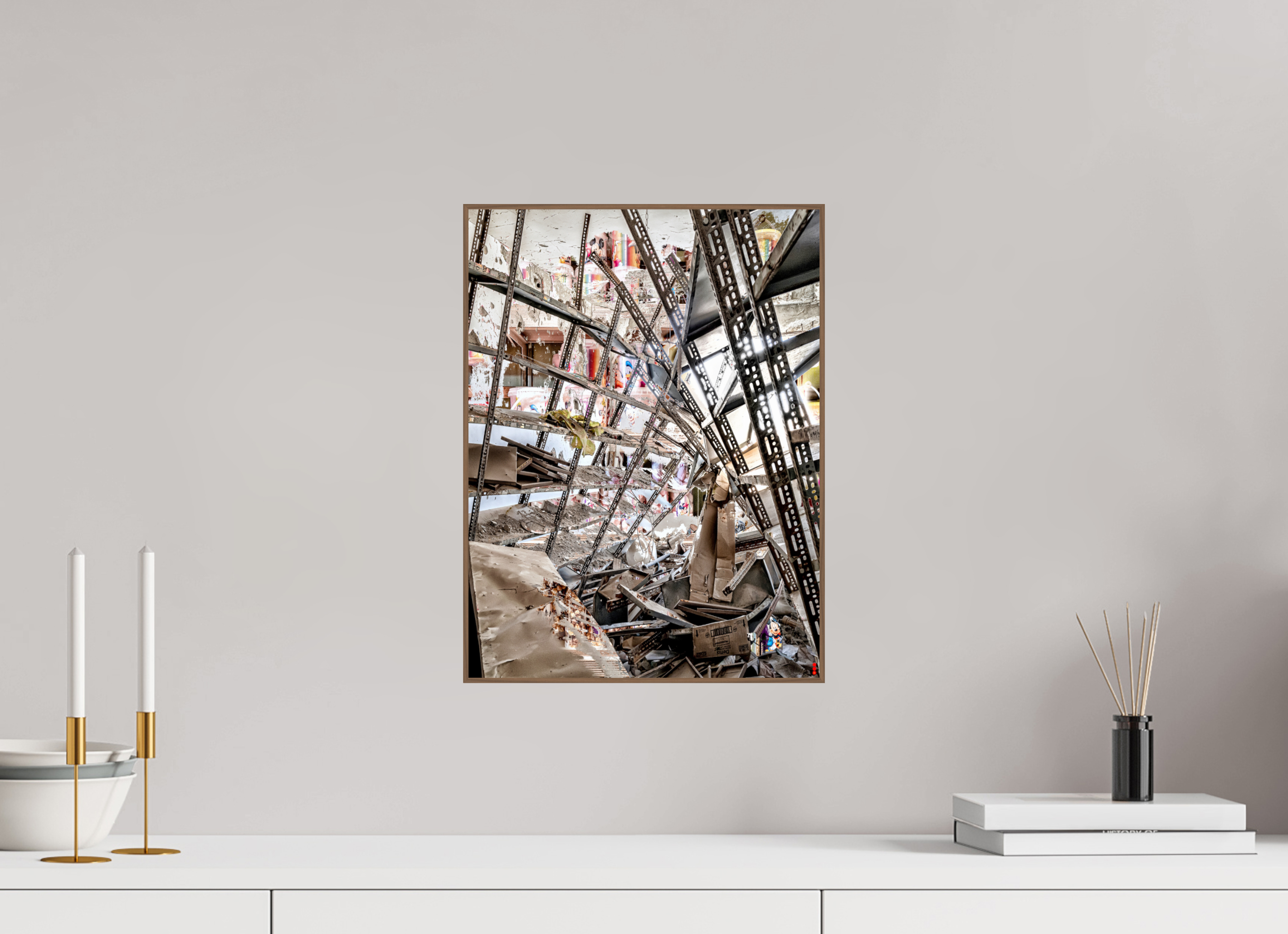 30 x 40 cm, Foto in ArtBox aus Massivholz Nussbaum RED³ SCSI Mahira III