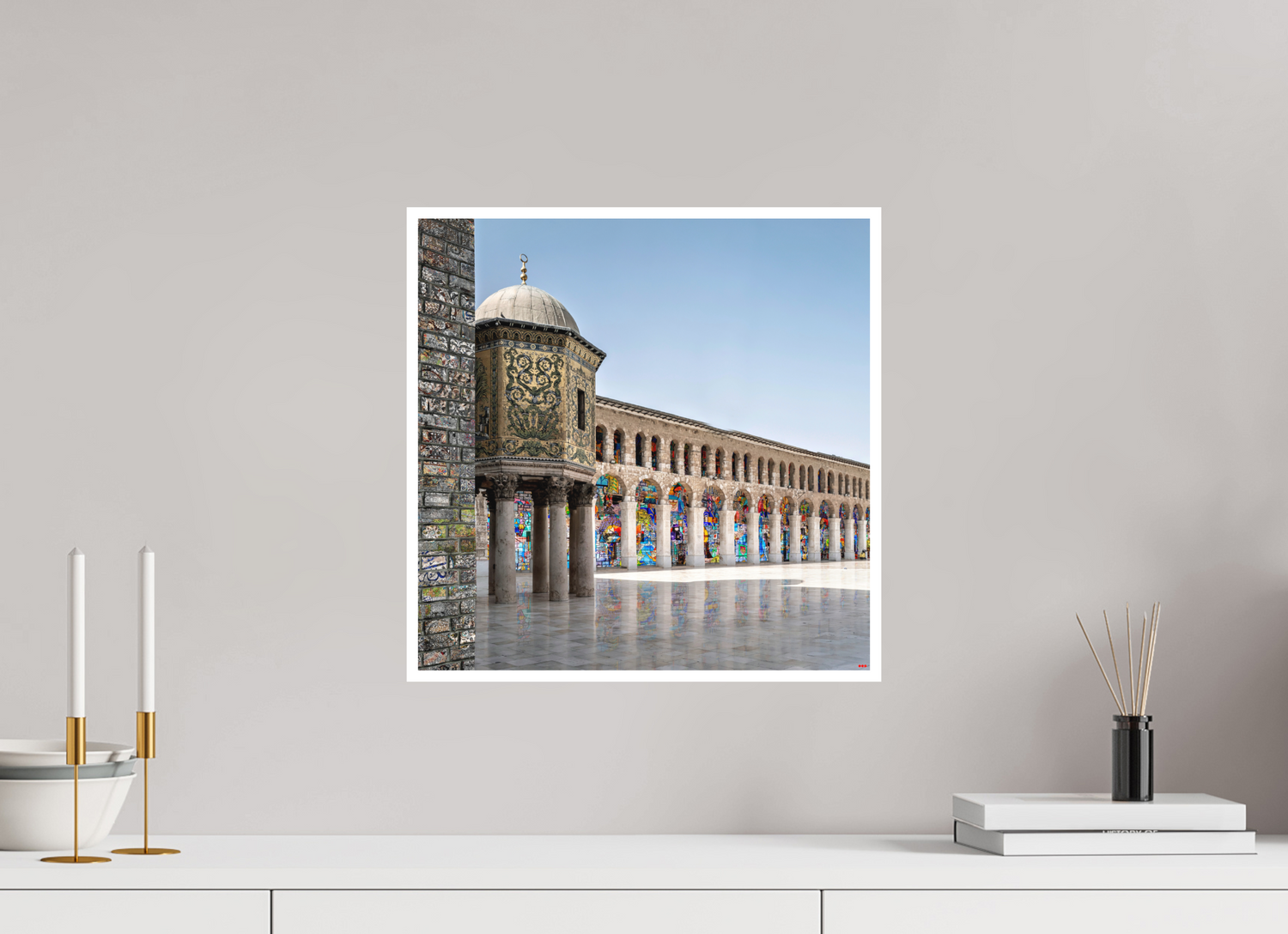 40 x 40 cm, Fine Art Print Hahnemühle William Turner RED³ SCSI Mazin II