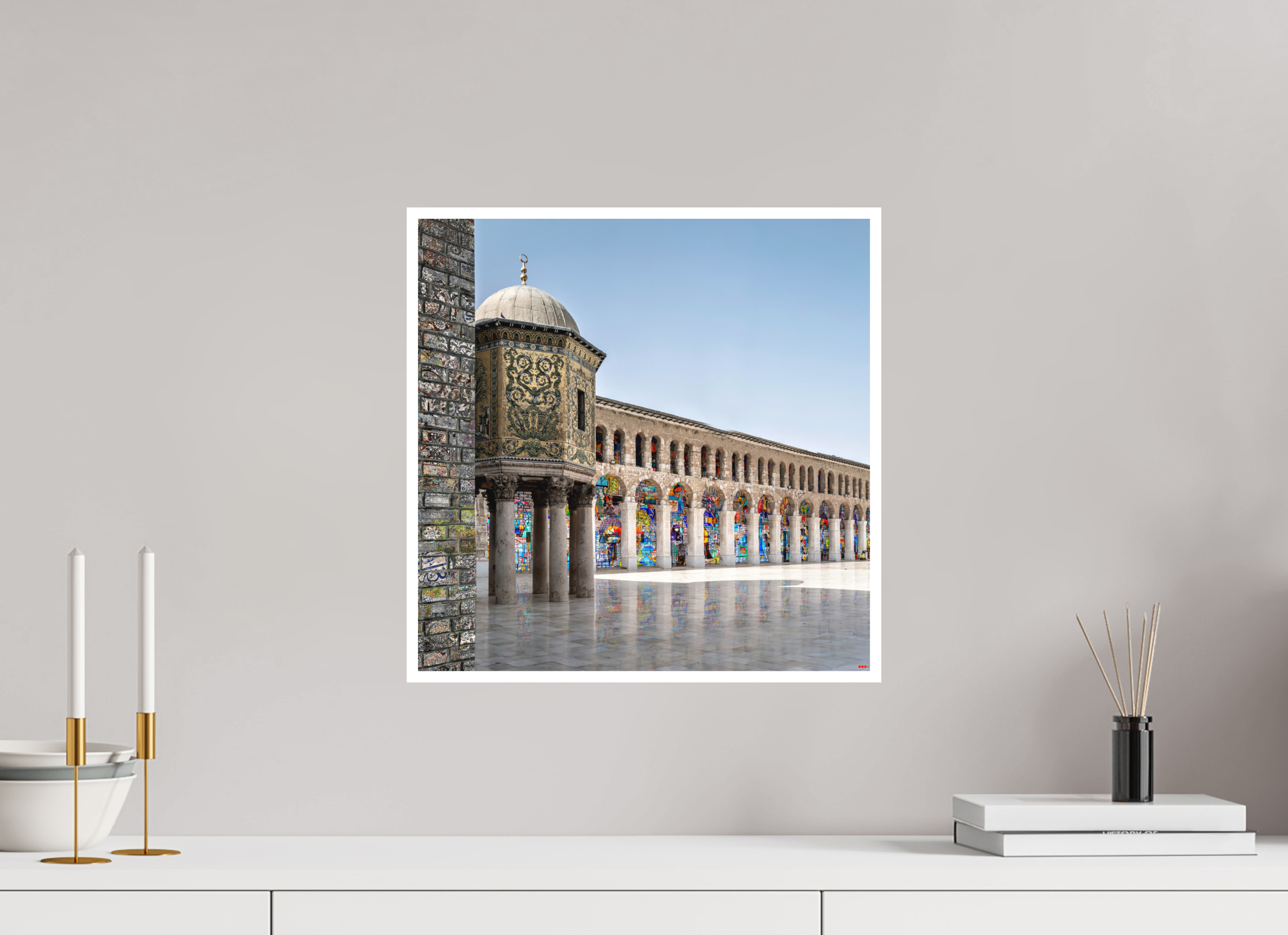 40 x 40 cm, Fine Art Print Hahnemühle William Turner RED³ SCSI Mazin II