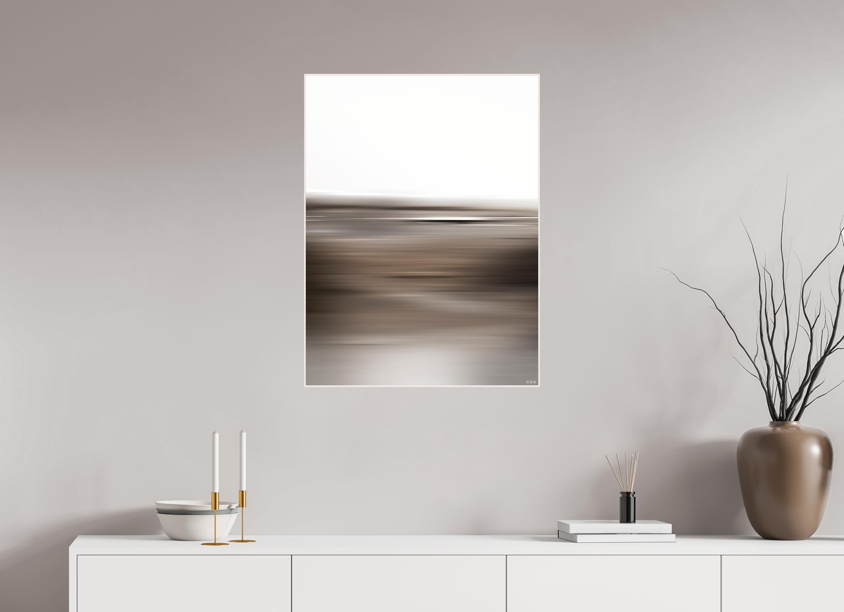 60 x 80 cm, Foto in ArtBox aus Massivholz Ahorn weiß RED³ PH Adisa III