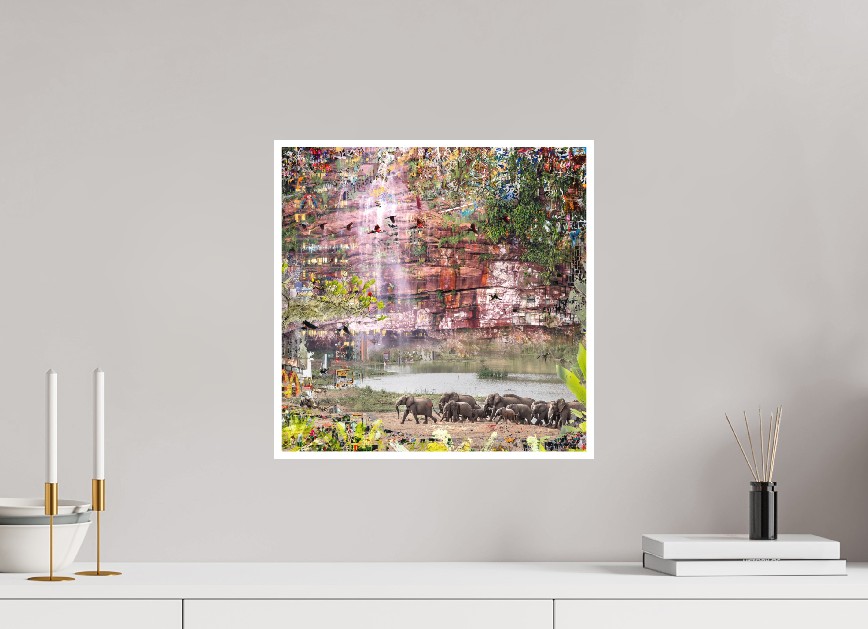 40 x 40 cm, Fine Art Print Hahnemühle William Turner RED³ WC Valdeci II