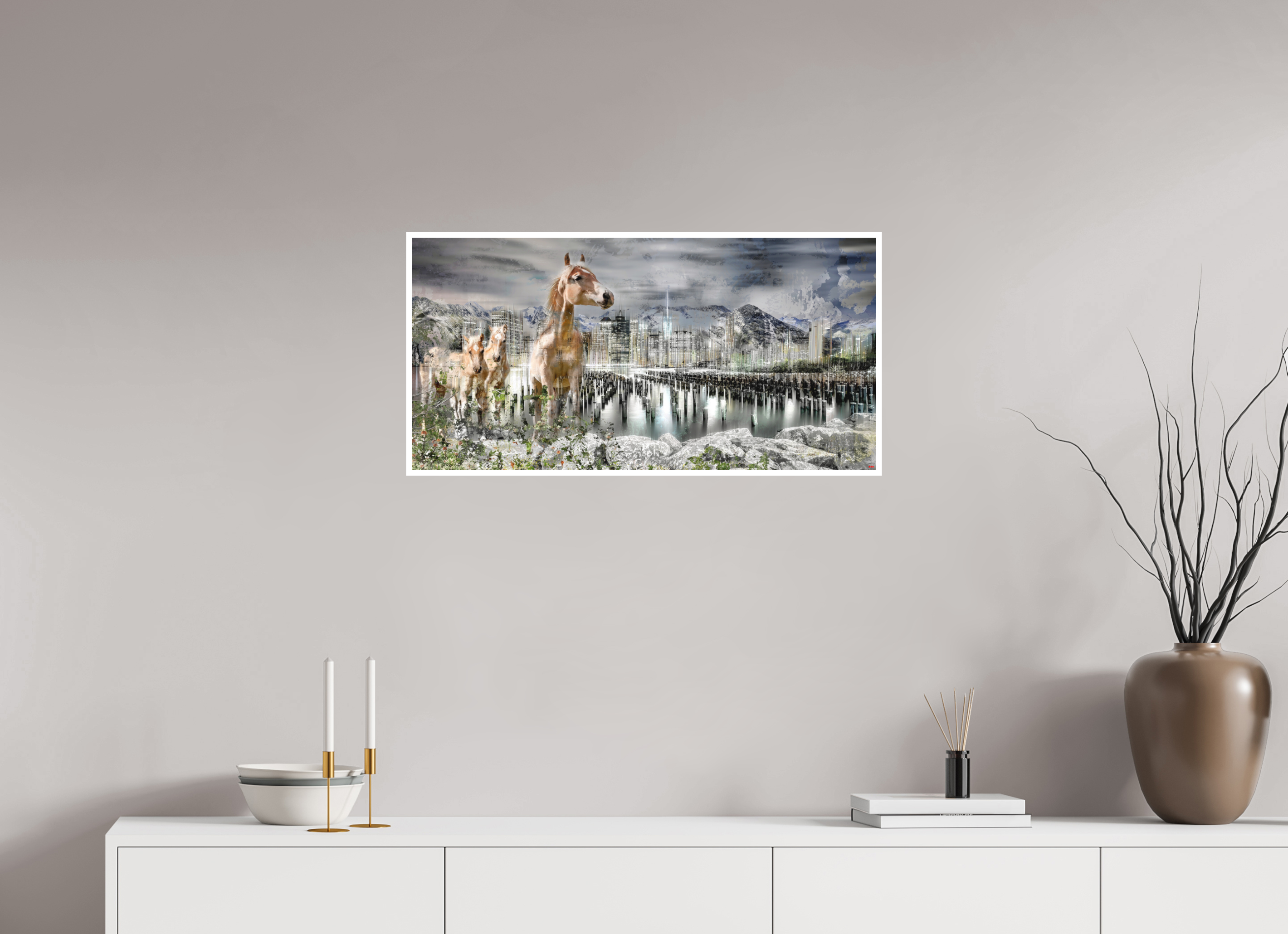 80 x 40 cm, Fine Art Print Hahnemühle William Turner RED³ HP Amazia V