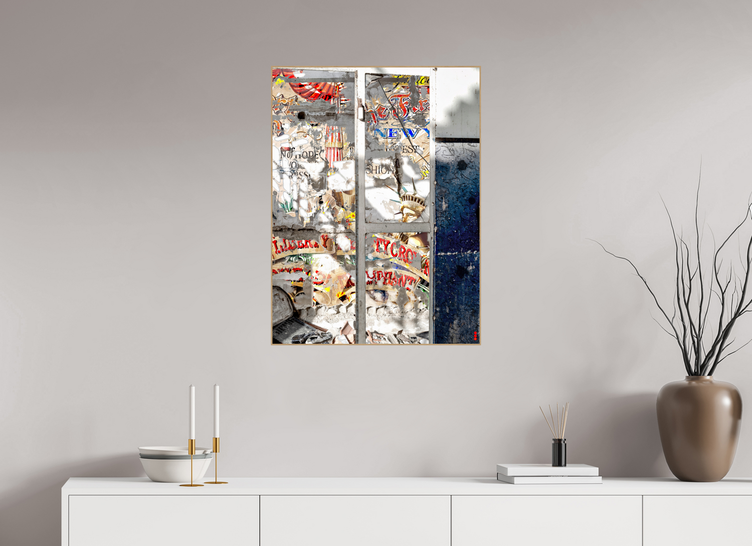 60 x 80 cm, Foto in ArtBox aus Massivholz Eiche natur RED³ SCSI Malahat III