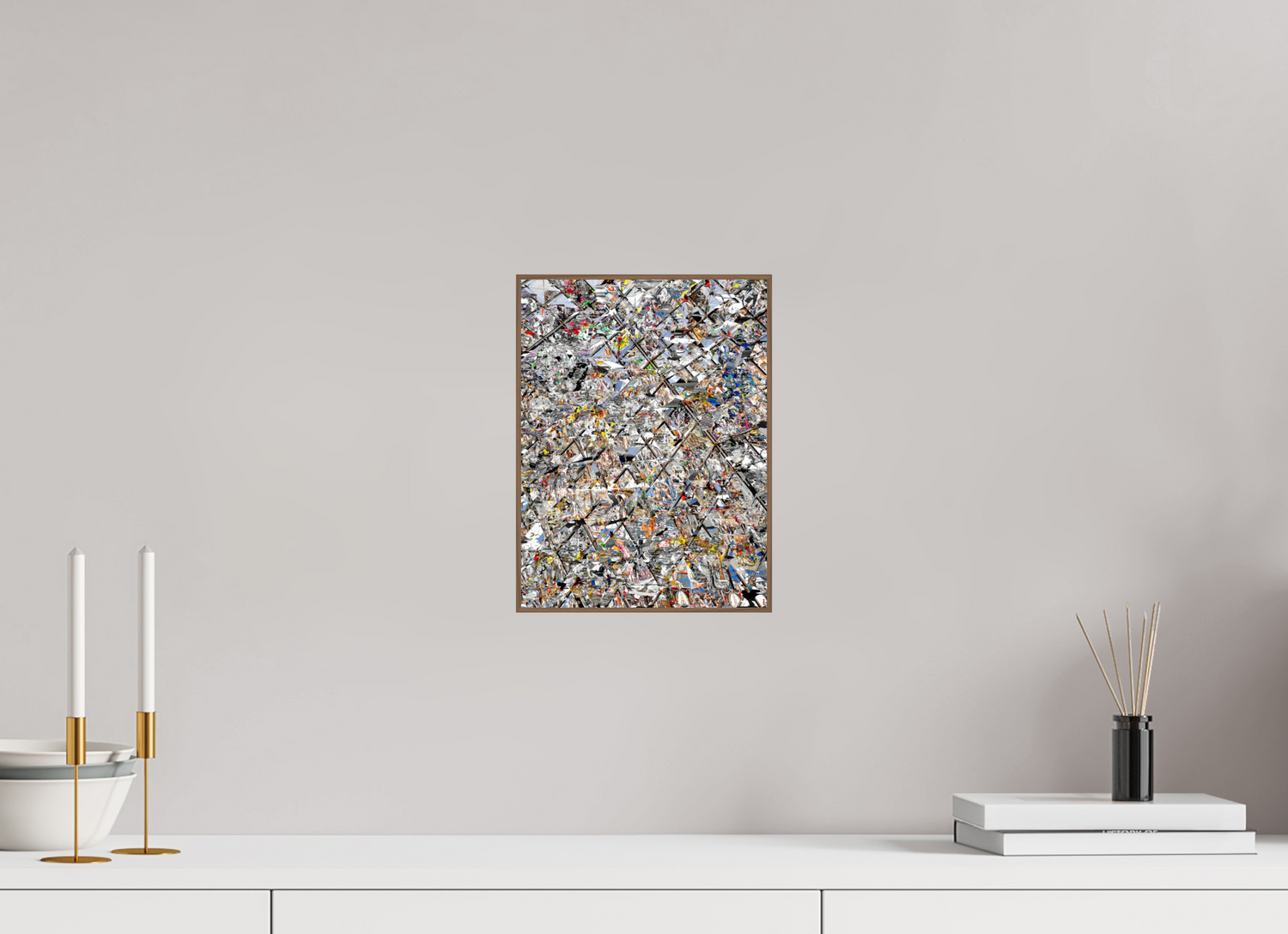 21 x 28 cm, Foto in ArtBox aus Massivholz Nussbaum RED³ HP Lacrimosa III