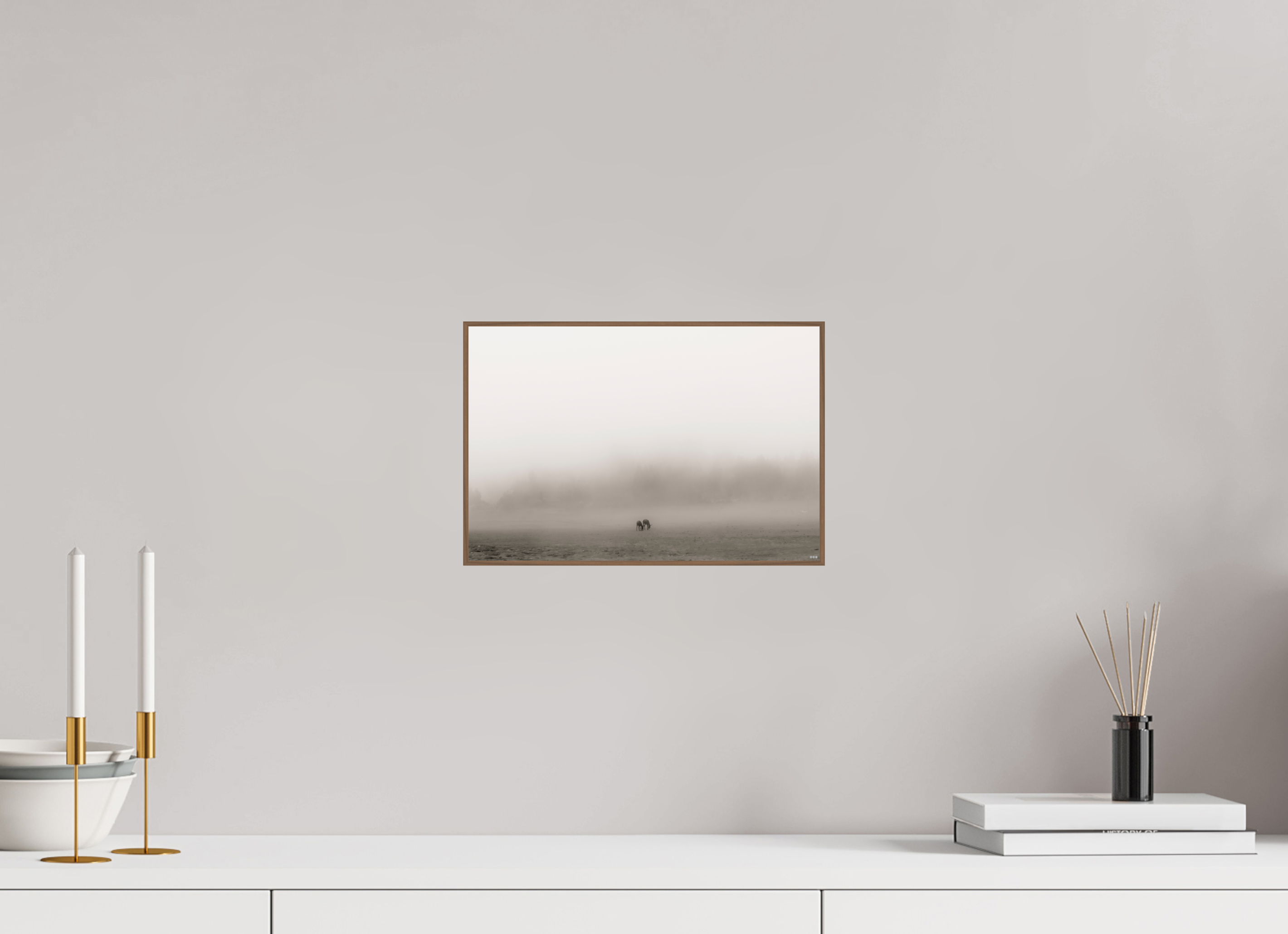 30 x 20 cm, Foto in ArtBox aus Massivholz Nussbaum RED³ PH Mamello I