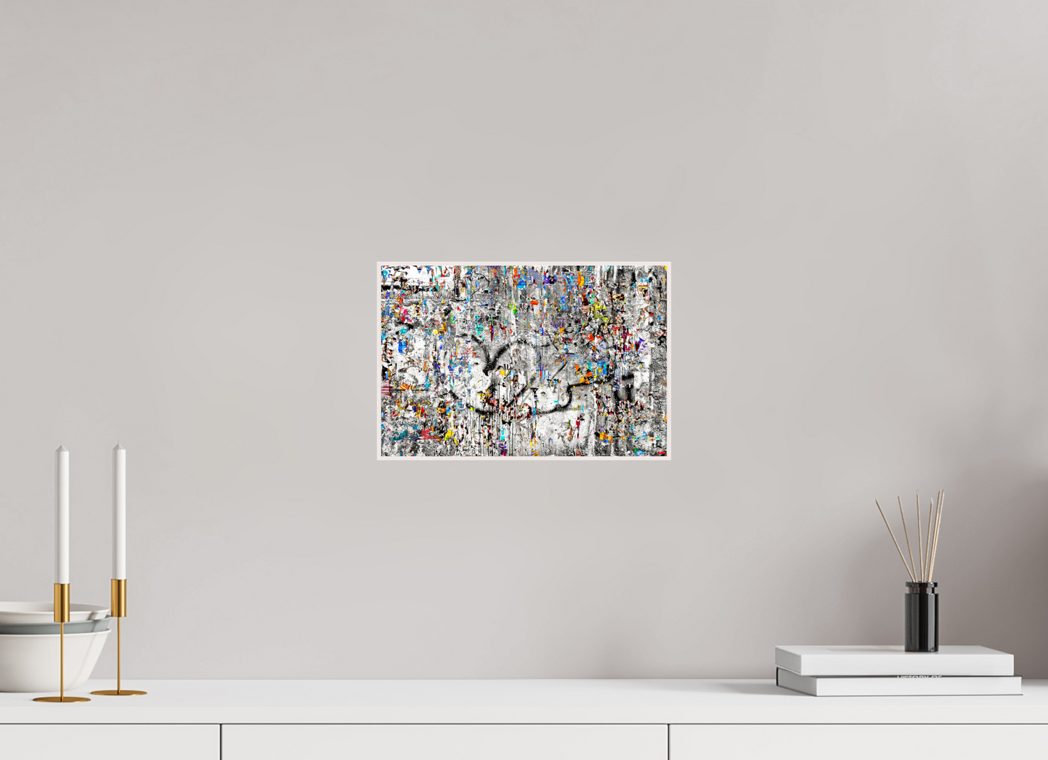 30 x 20 cm, Foto in ArtBox aus Massivholz Ahorn weiß RED³ SCSI Mu&