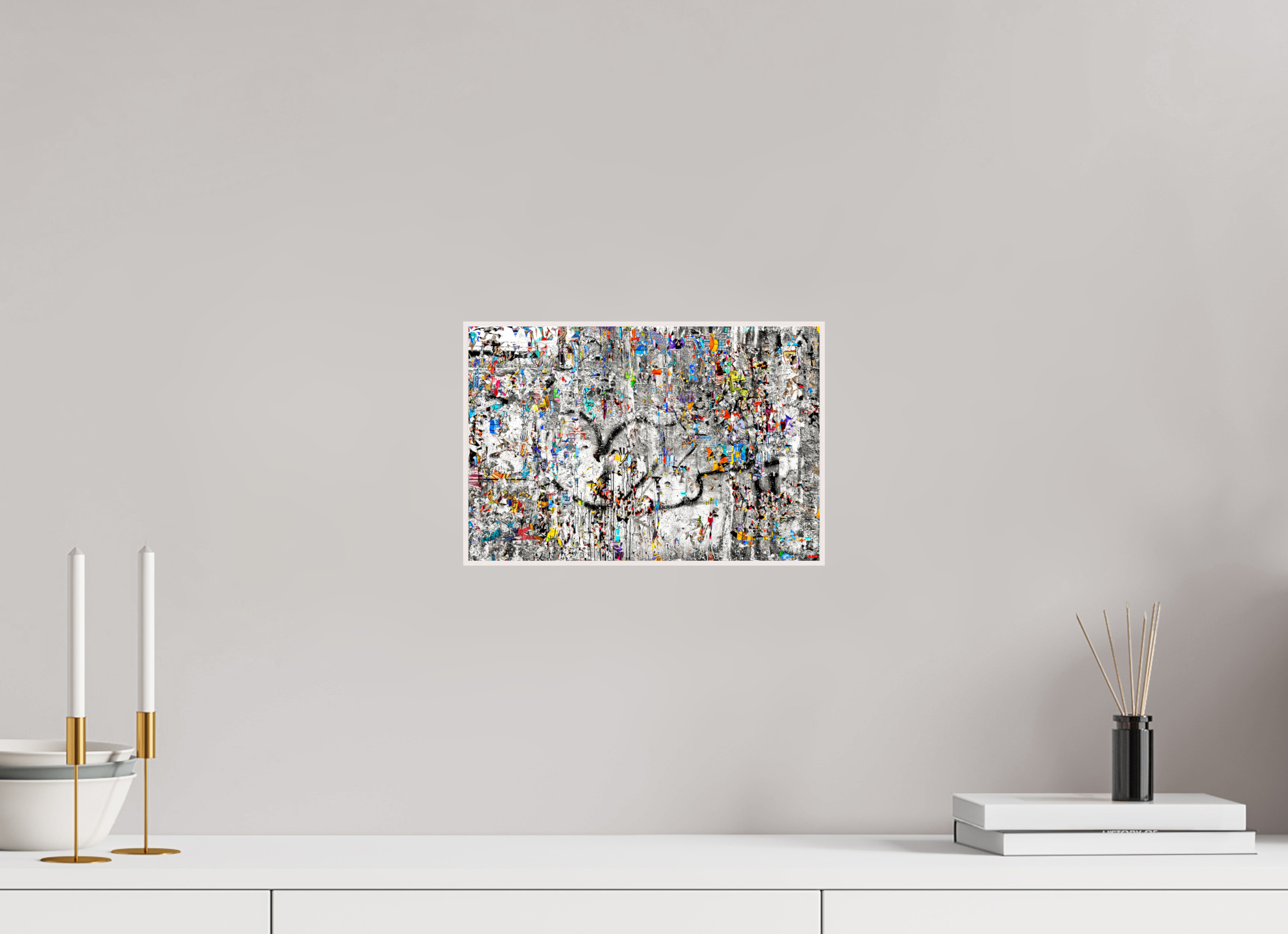 30 x 20 cm, Foto in ArtBox aus Massivholz Ahorn weiß RED³ SCSI Mu&