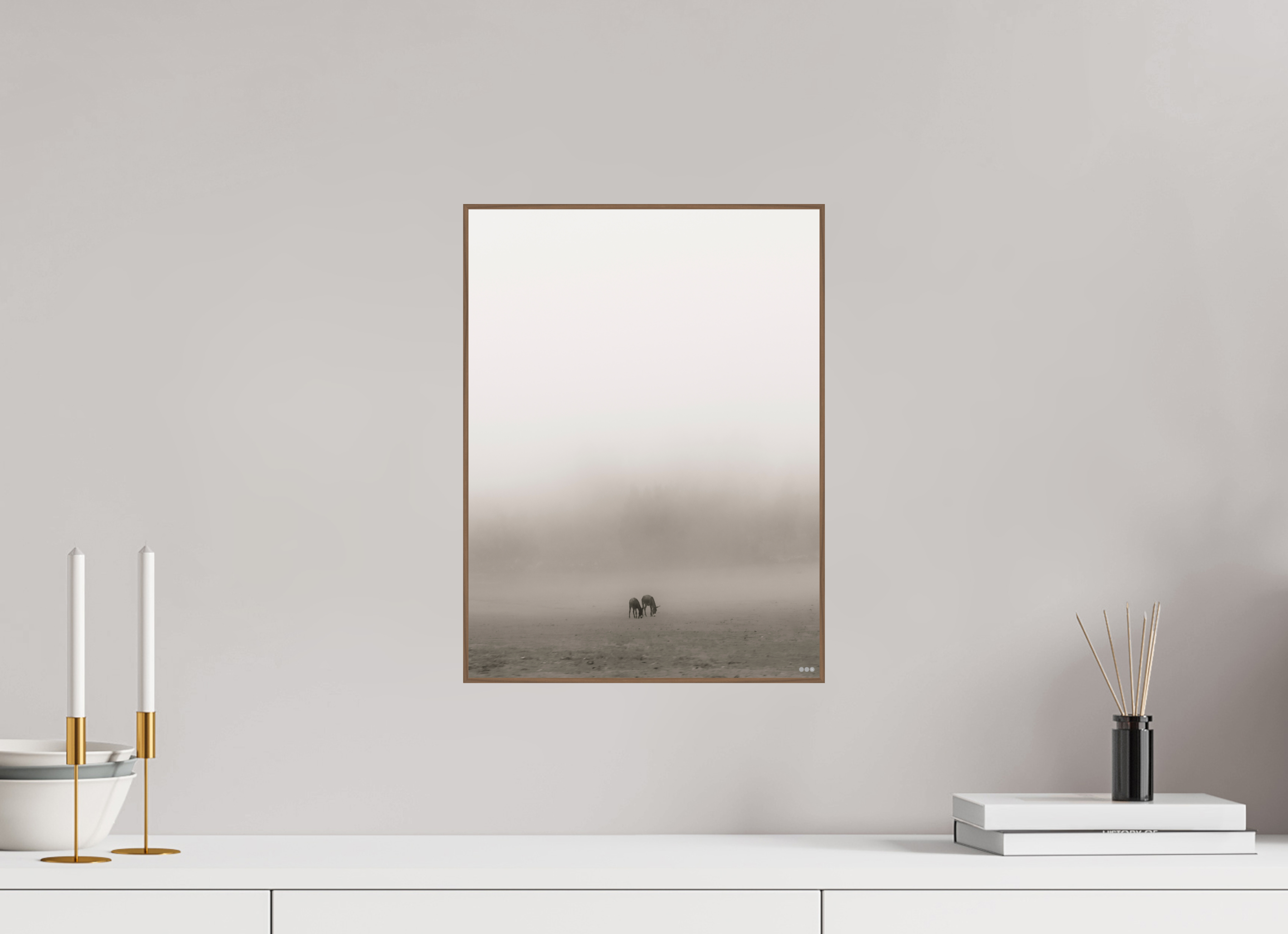 30 x 40 cm, Foto in ArtBox aus Massivholz Nussbaum RED³ PH Mamello III