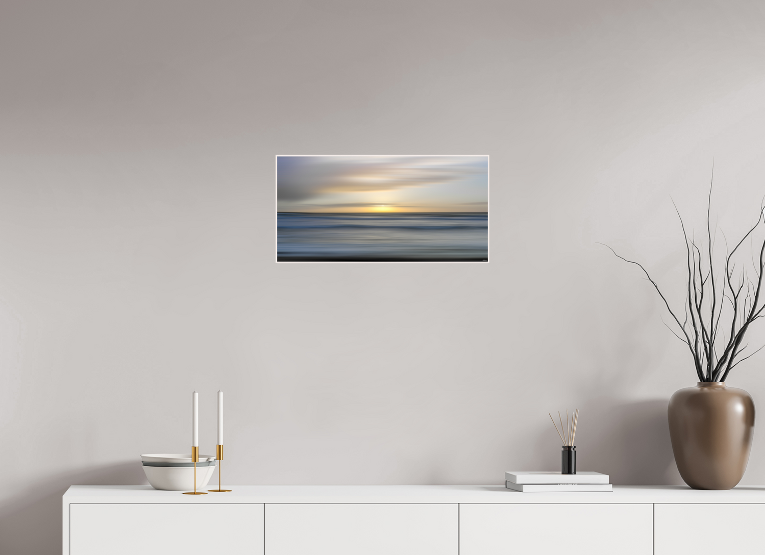 60 x 30 cm, Foto in ArtBox aus Massivholz Ahorn weiß RED³ PH Salome V