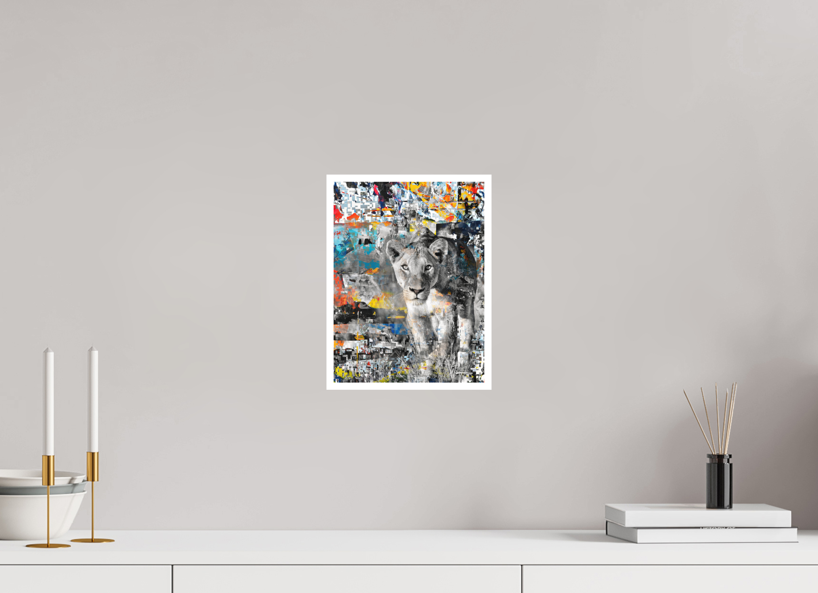 21 x 28 cm, Fine Art Print Hahnemühle William Turner RED³ Kachine III