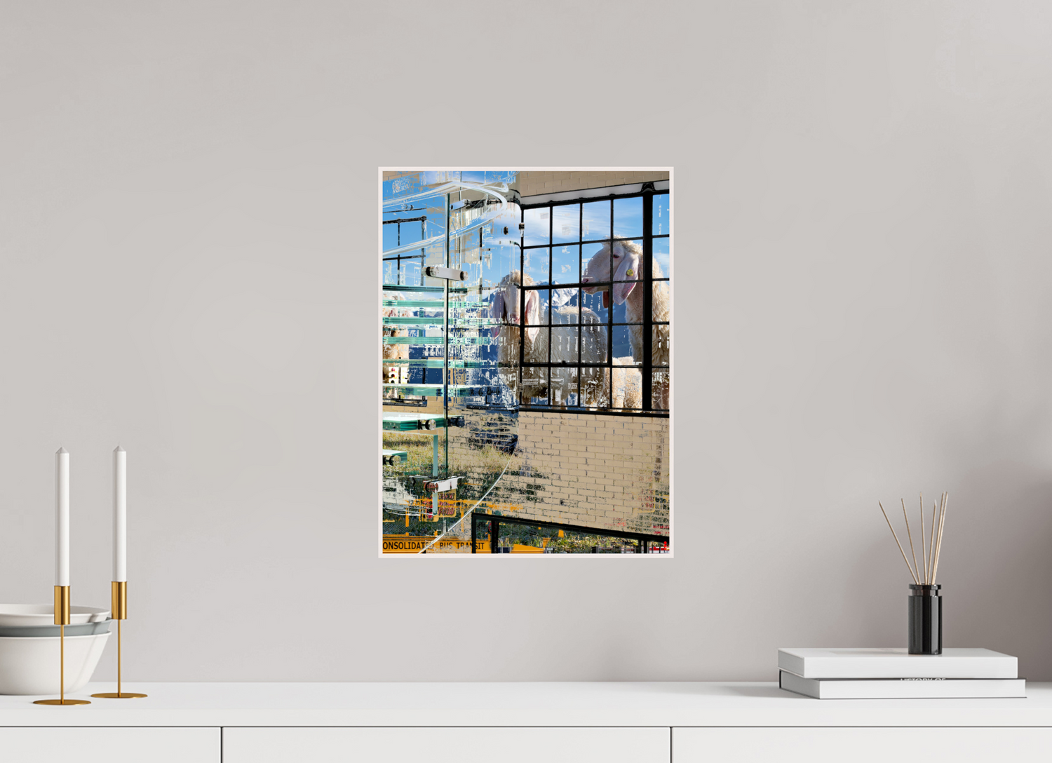 30 x 40 cm, Foto in ArtBox aus Massivholz Ahorn weiß RED³ HP Malia III