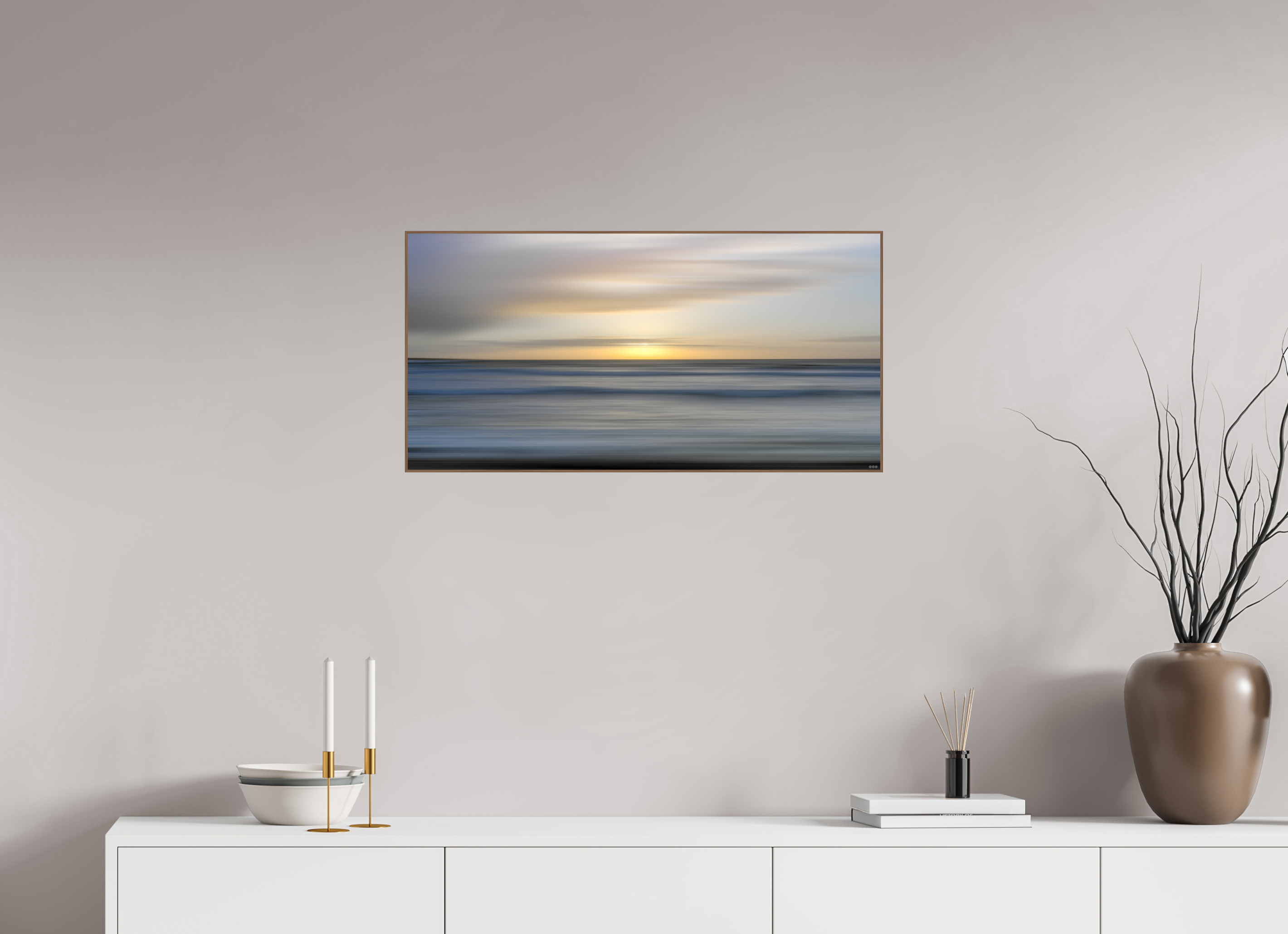 80 x 40 cm, Foto in ArtBox aus Massivholz Nussbaum RED³ PH Salome V