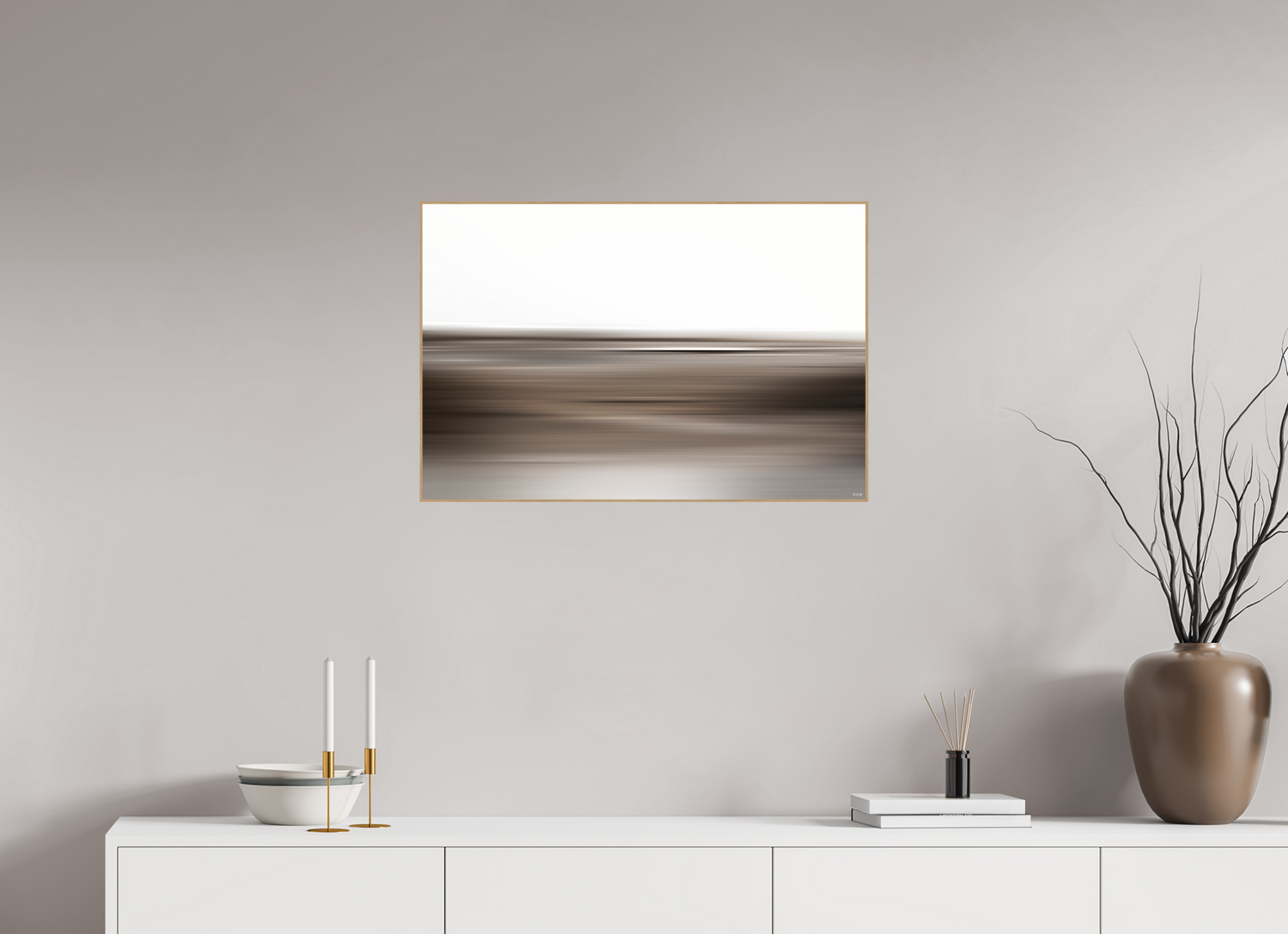 75 x 50 cm, Foto in ArtBox aus Massivholz Eiche natur RED³ PH Adisa I