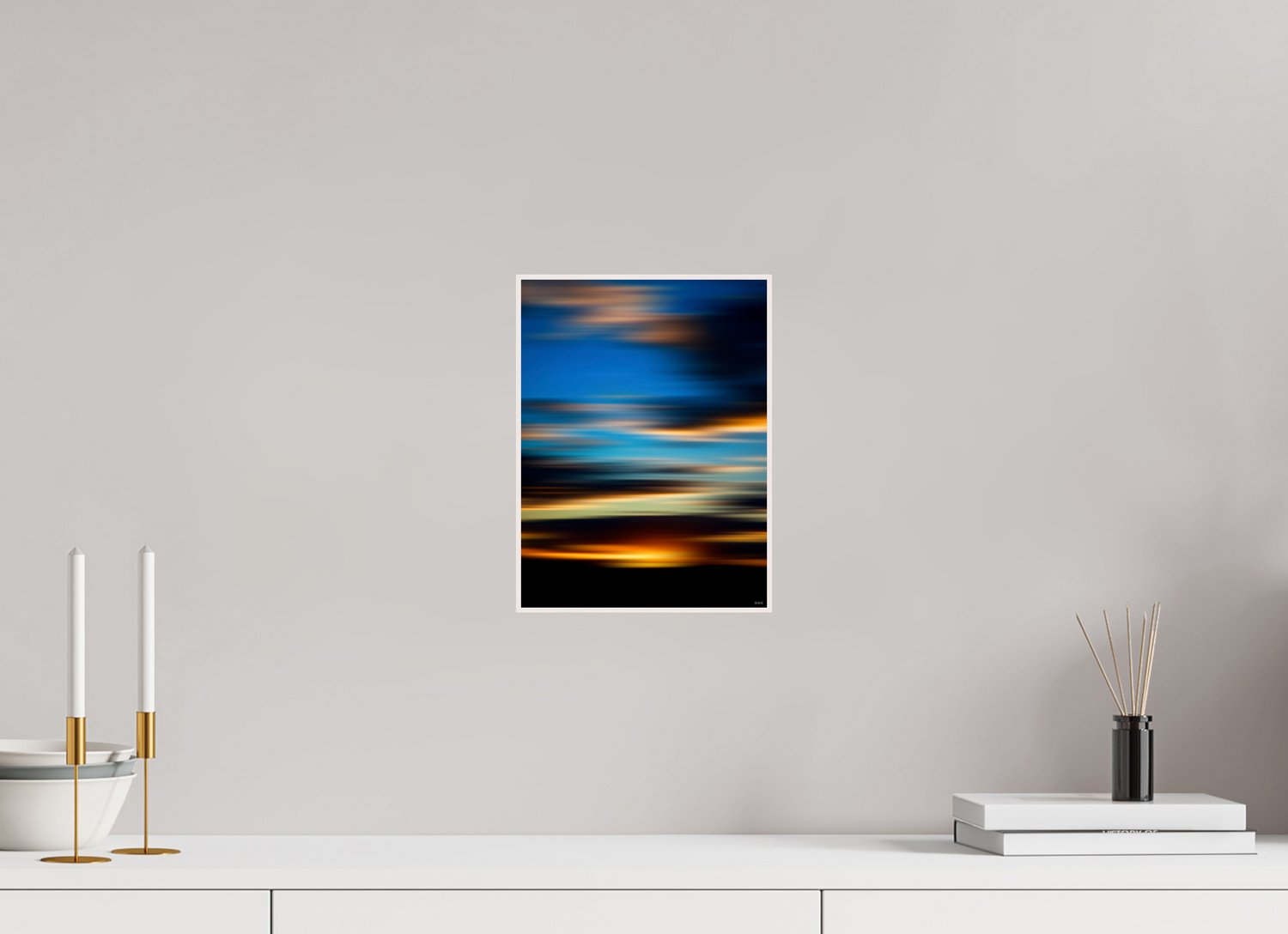 21 x 28 cm, Foto in ArtBox aus Massivholz Ahorn weiß RED³ PH Nahara III