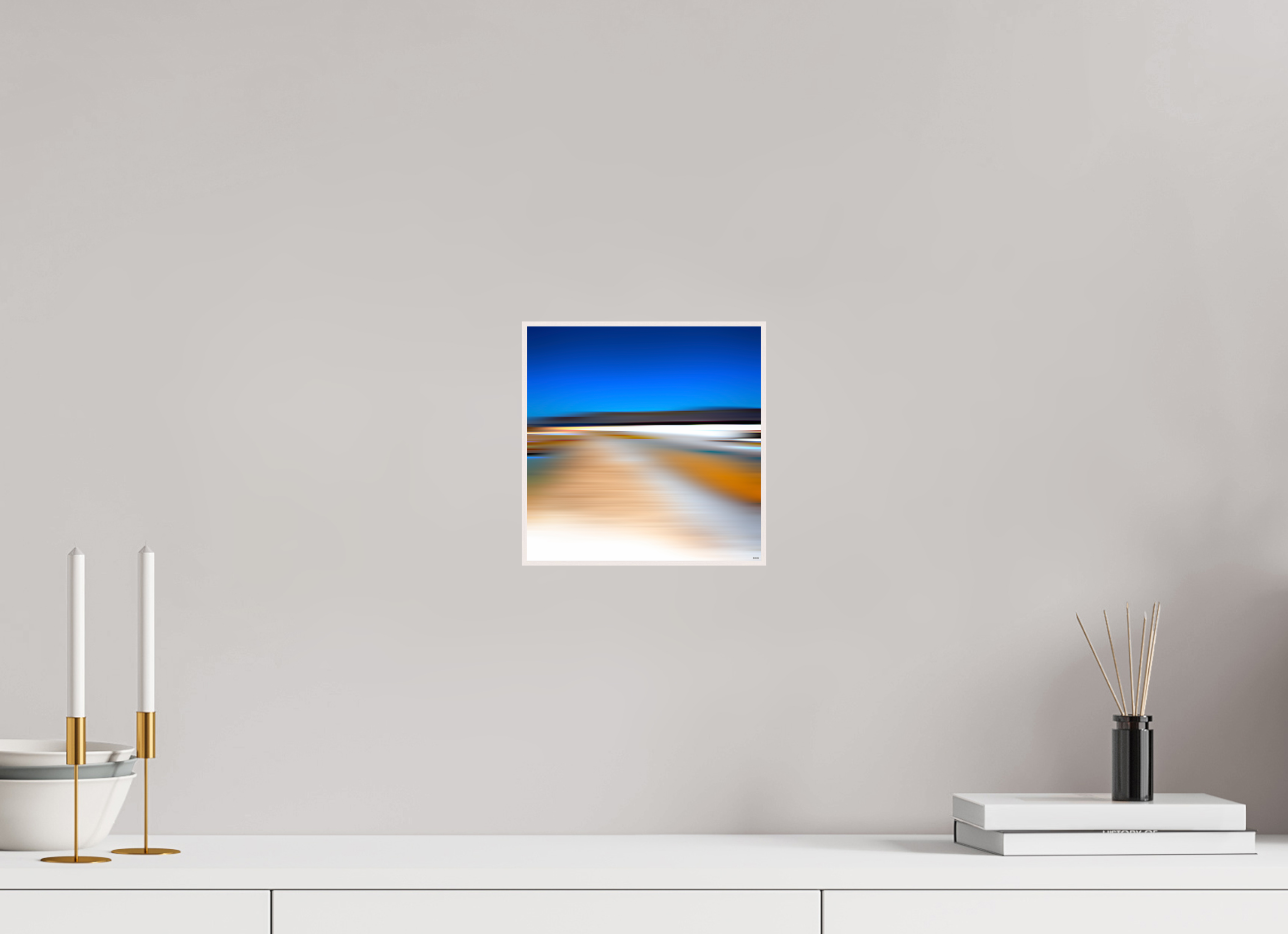 20 x 20 cm, Foto in ArtBox aus Massivholz Ahorn weiß RED³ PH Antankara II