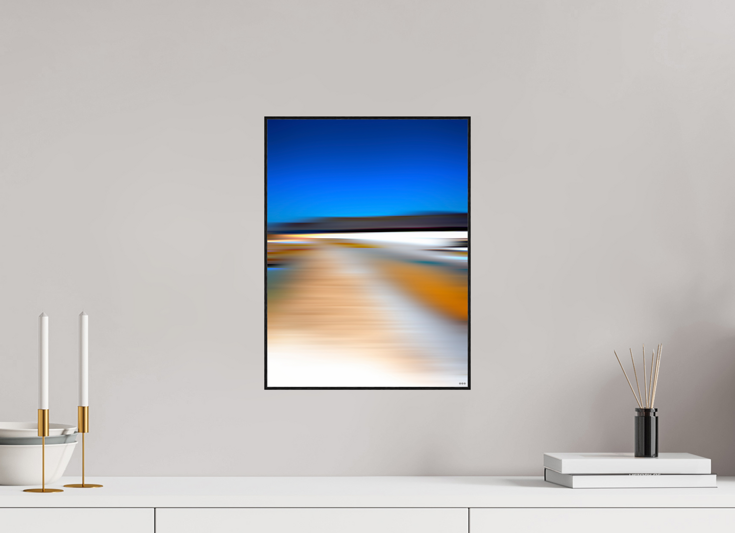 30 x 40 cm, Foto in ArtBox aus Massivholz Eiche schwarz RED³ PH Antankara III