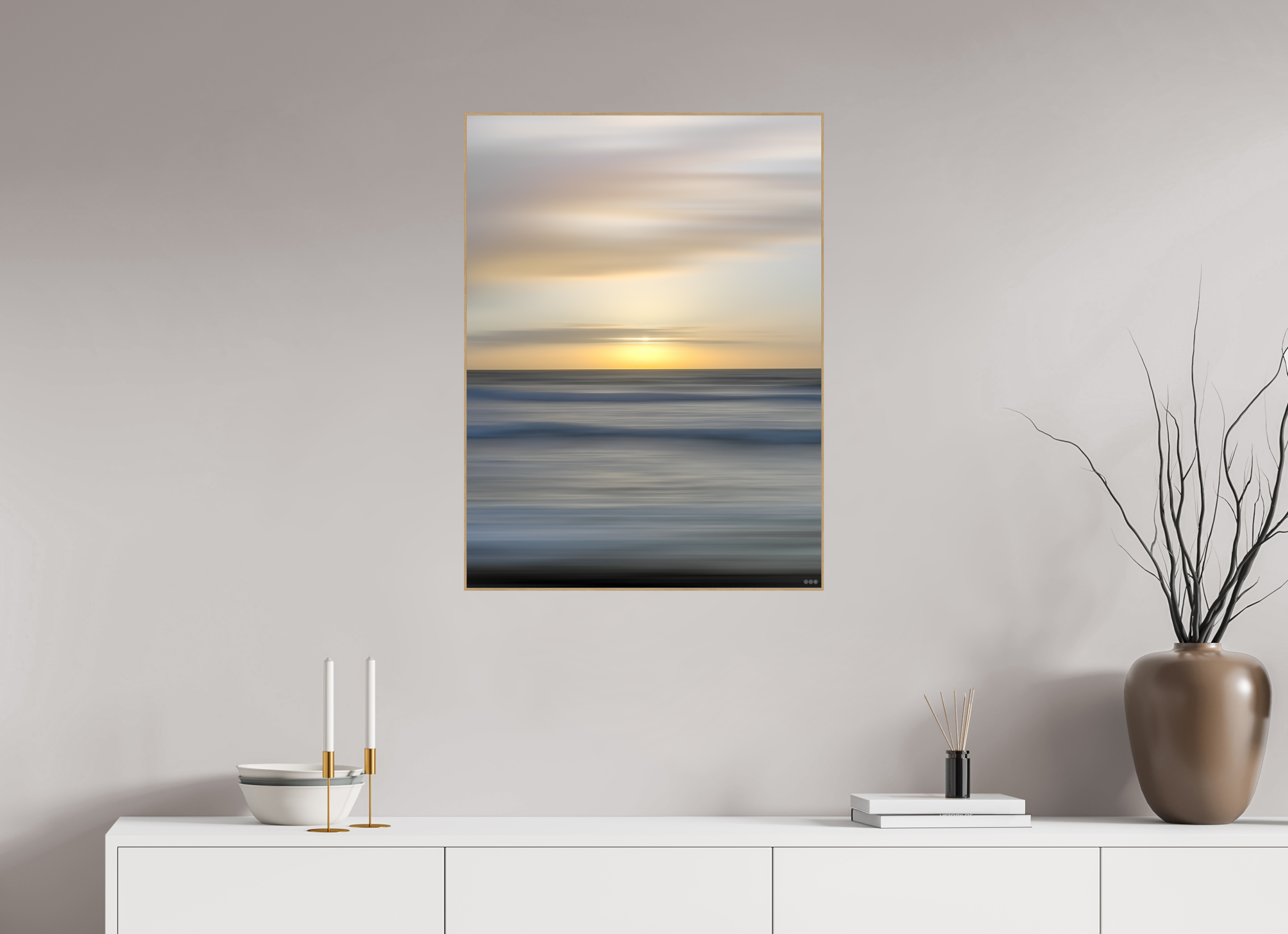 60 x 80 cm, Foto in ArtBox aus Massivholz Eiche natur RED³ PH Salome III