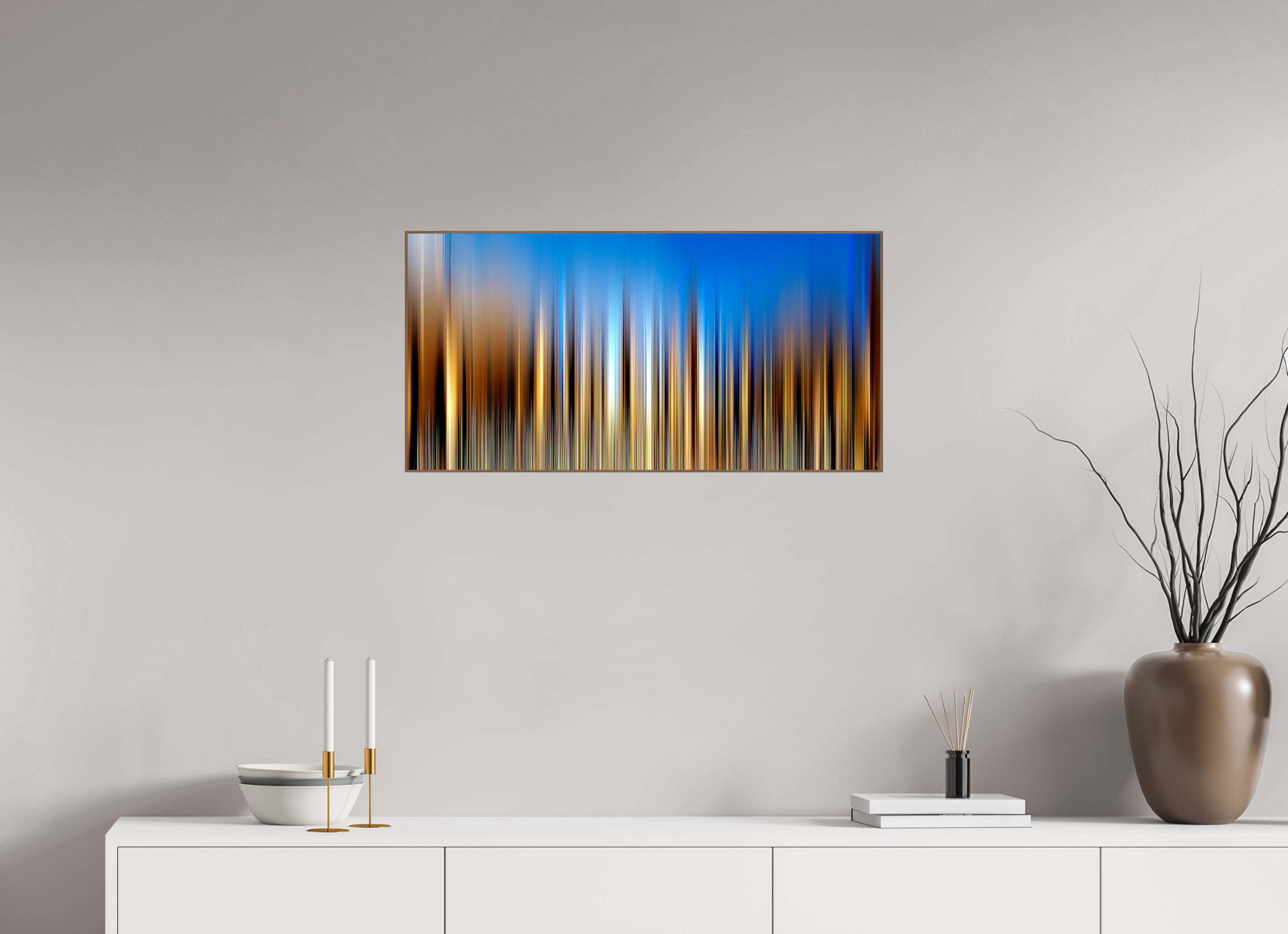 80 x 40 cm, Foto in ArtBox aus Massivholz Nussbaum RED³ PH Ayondele V