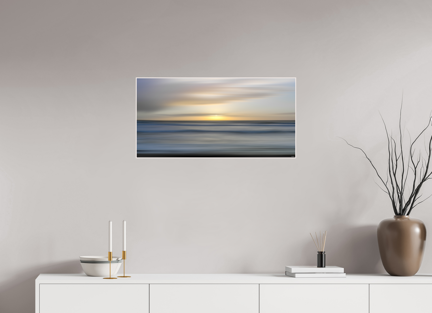 80 x 40 cm, Foto in ArtBox aus Massivholz Ahorn weiß RED³ PH Salome V