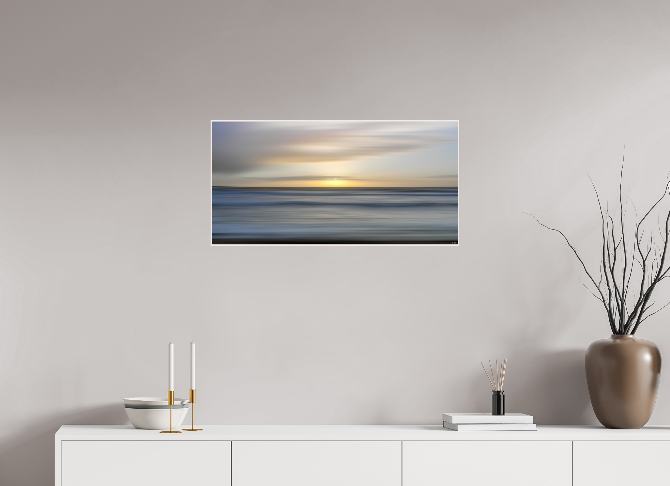 80 x 40 cm, Foto in ArtBox aus Massivholz Ahorn weiß RED³ PH Salome V