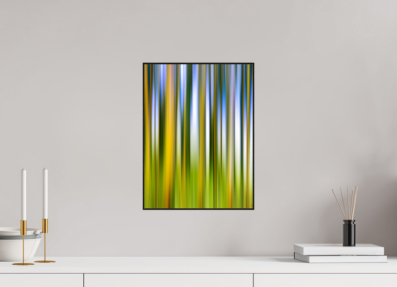 30 x 40 cm, Foto in ArtBox aus Massivholz Eiche schwarz RED³ PH Ayashe III