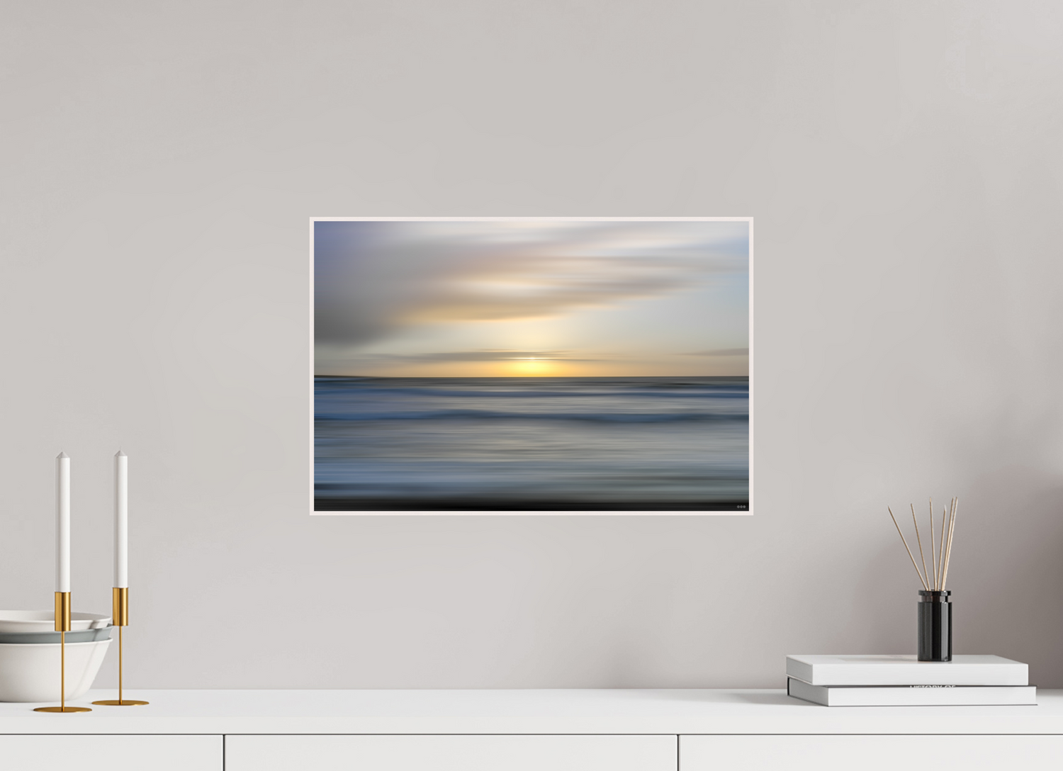 45 x 30 cm, Foto in ArtBox aus Massivholz Ahorn weiß RED³ PH Salome I