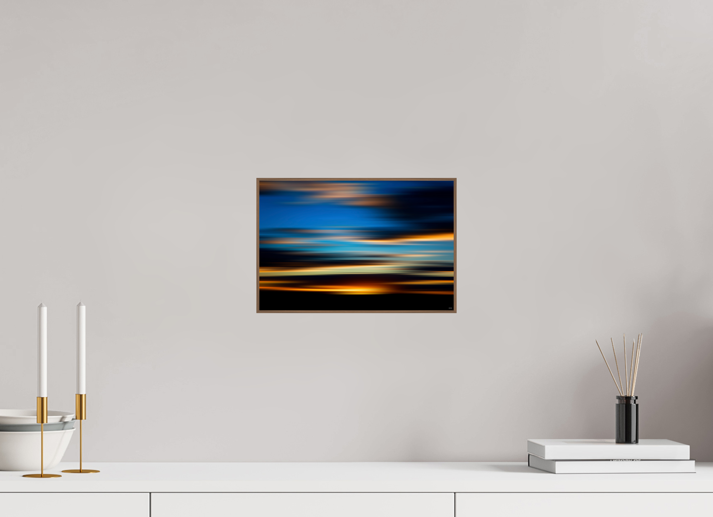 30 x 20 cm, Foto in ArtBox aus Massivholz Nussbaum RED³ PH Nahara I