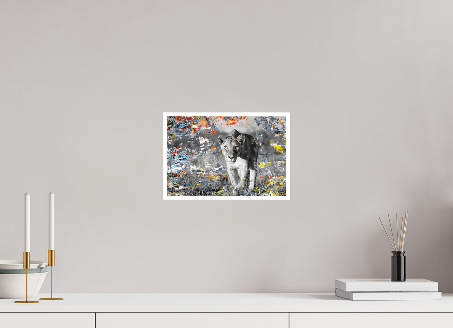 30 x 20 cm, Fine Art Print Hahnemühle William Turner RED³ WC Lamaya I